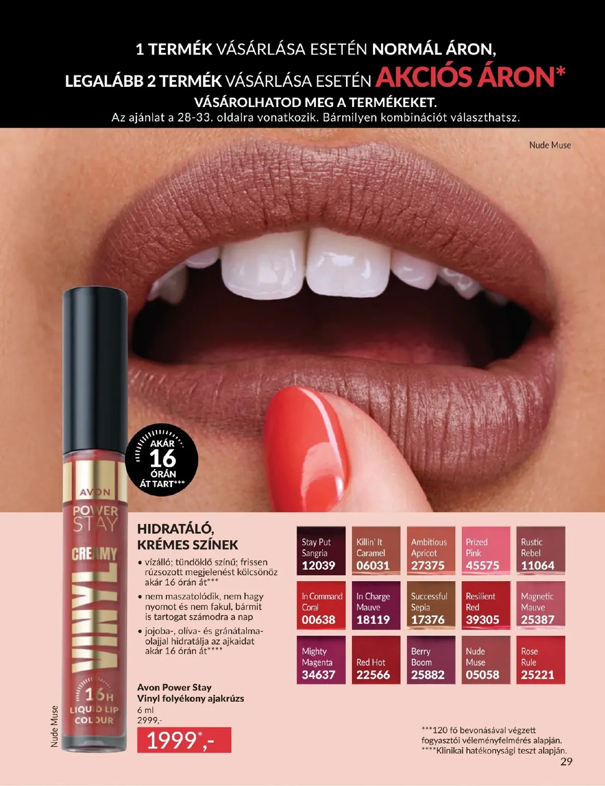 Avon akciós újság 05.01–05.31 – 29. oldal