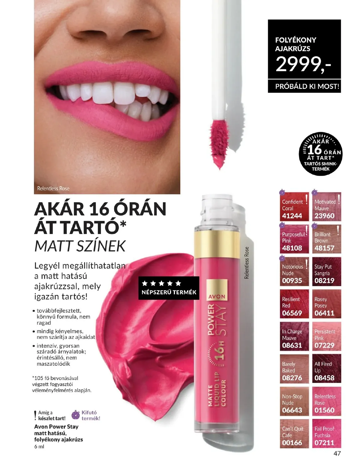 Avon akciós újság 05.01–05.31 – 47. oldal