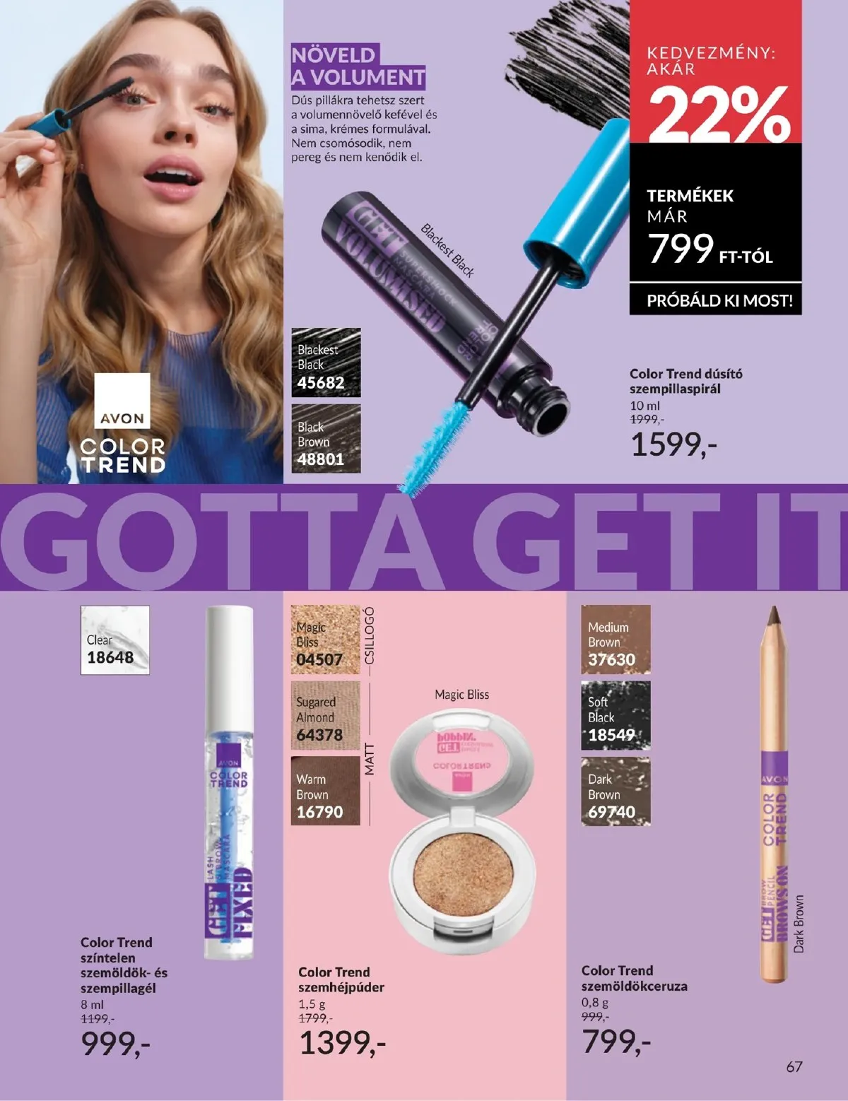 Avon akciós újság 05.01–05.31 – 67. oldal