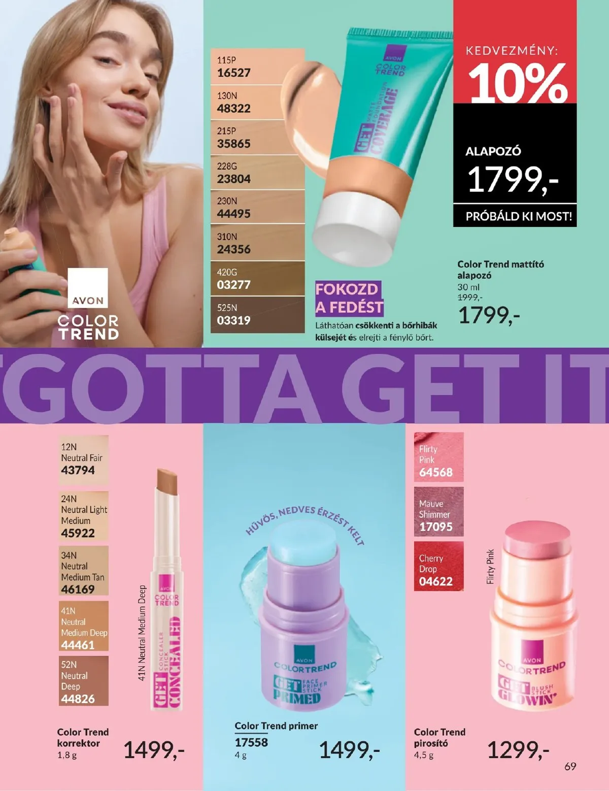 Avon akciós újság 05.01–05.31 – 69. oldal