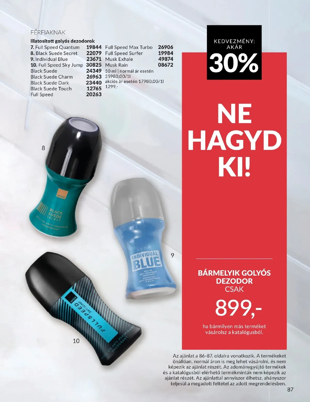 Avon akciós újság 05.01–05.31 – 87. oldal