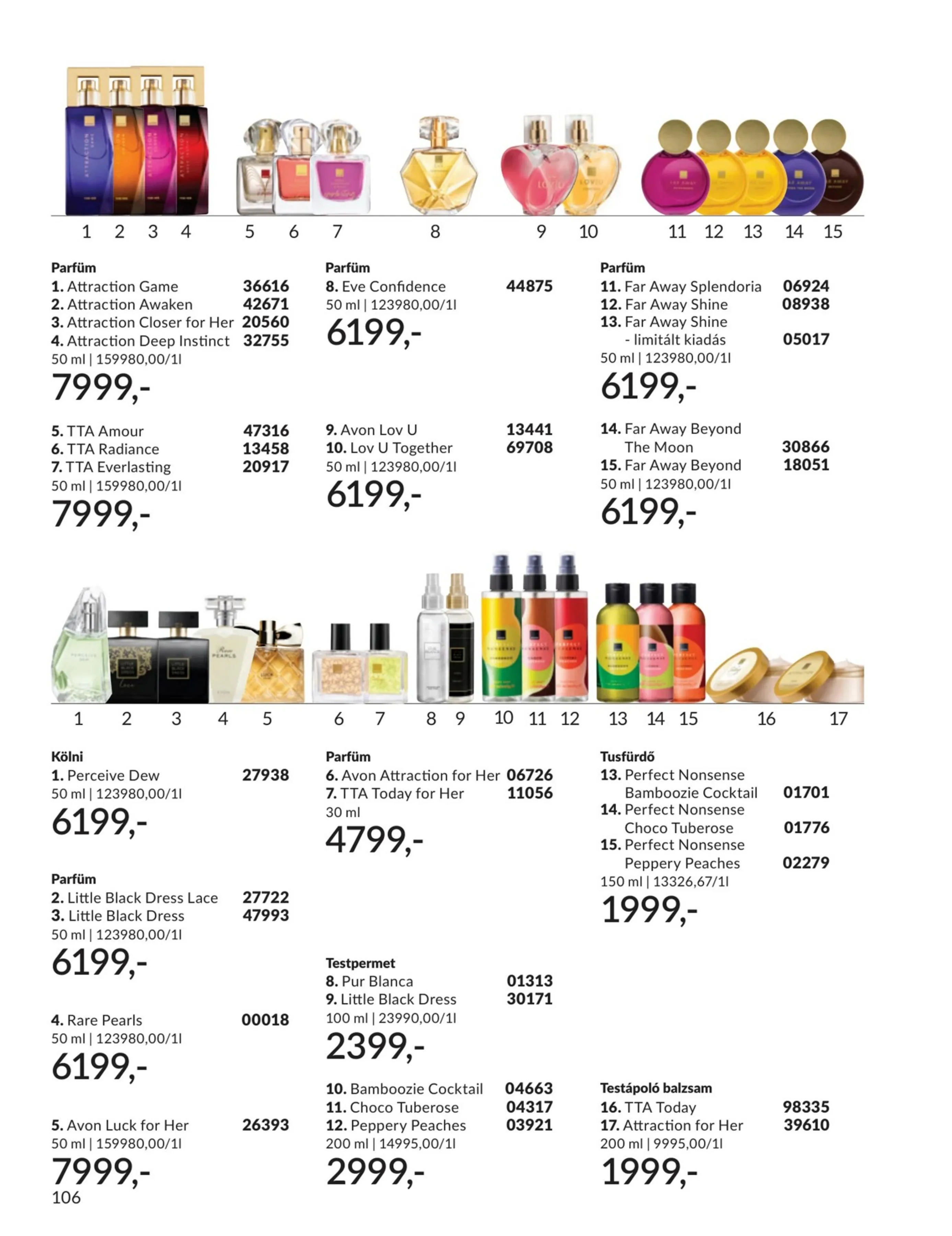Avon akciós újság 06.01–06.30 – 106. oldal