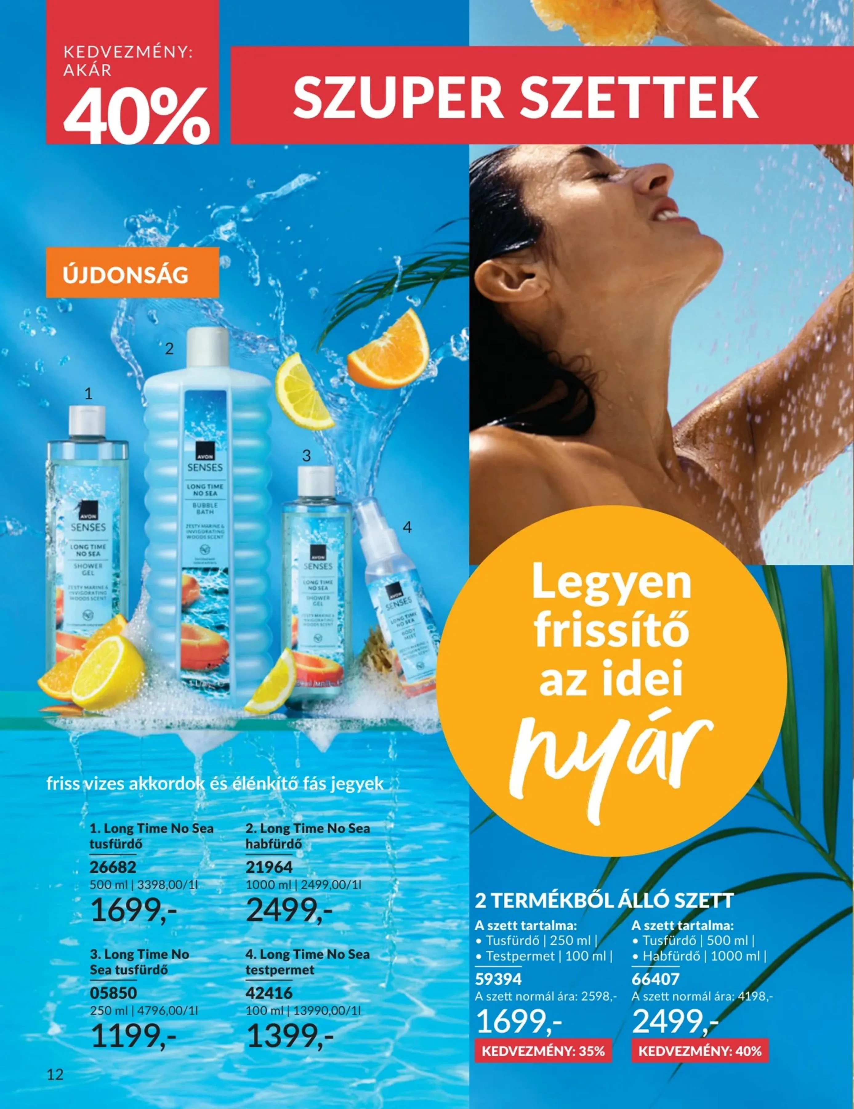 Avon akciós újság 06.01–06.30 – 12. oldal