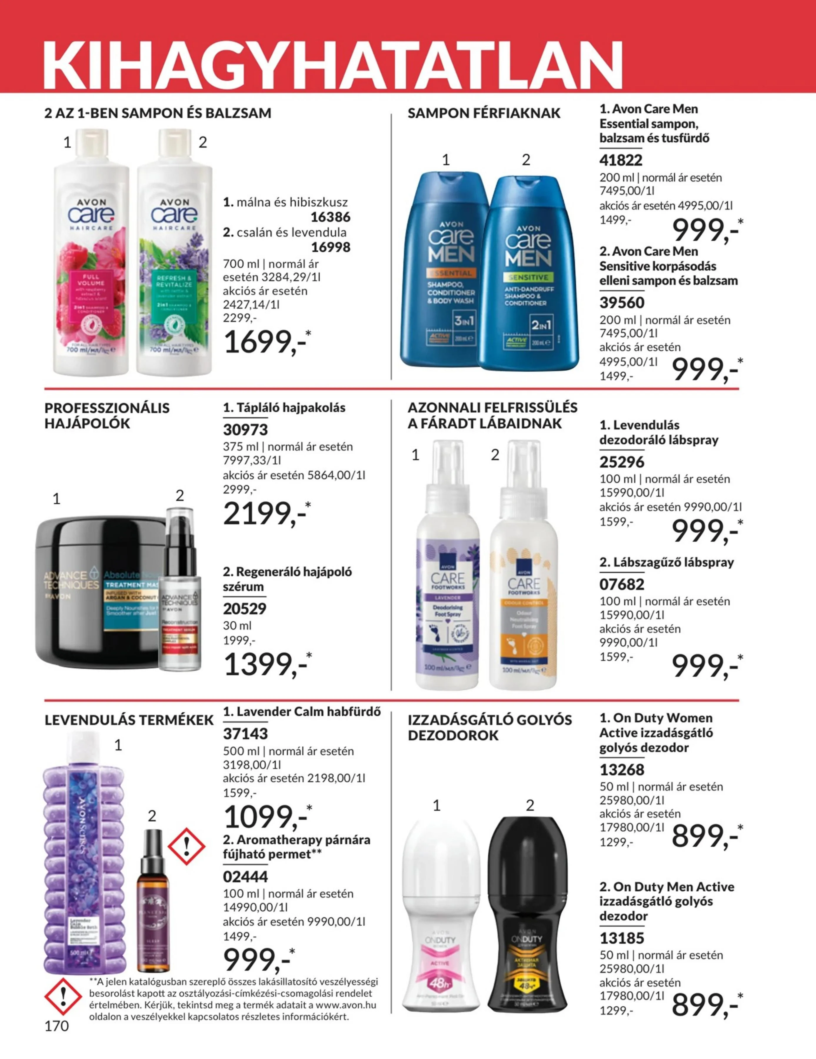 Avon akciós újság 06.01–06.30 – 170. oldal