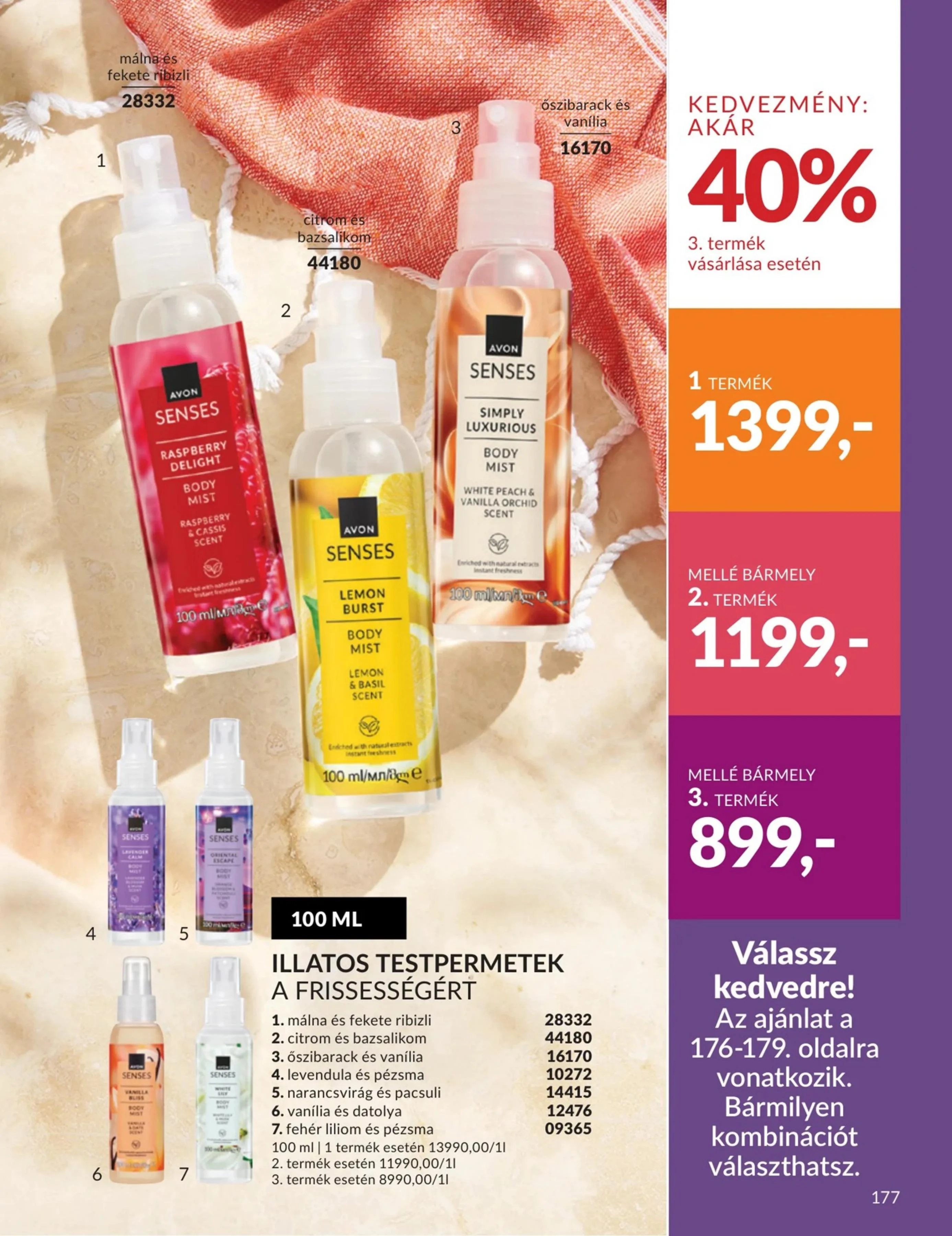Avon akciós újság 06.01–06.30 – 177. oldal