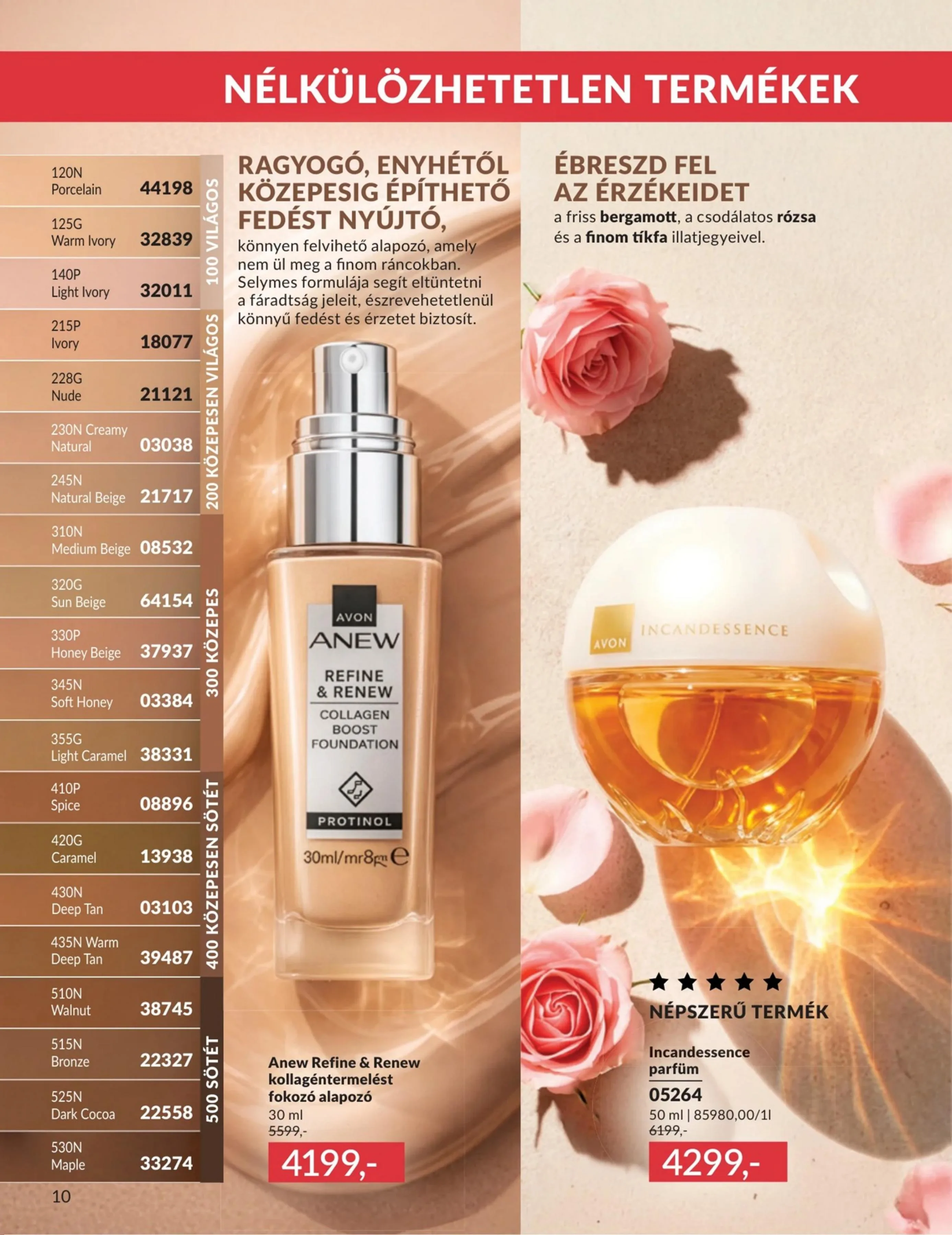 Avon akciós újság 07.01–07.31 – 10. oldal