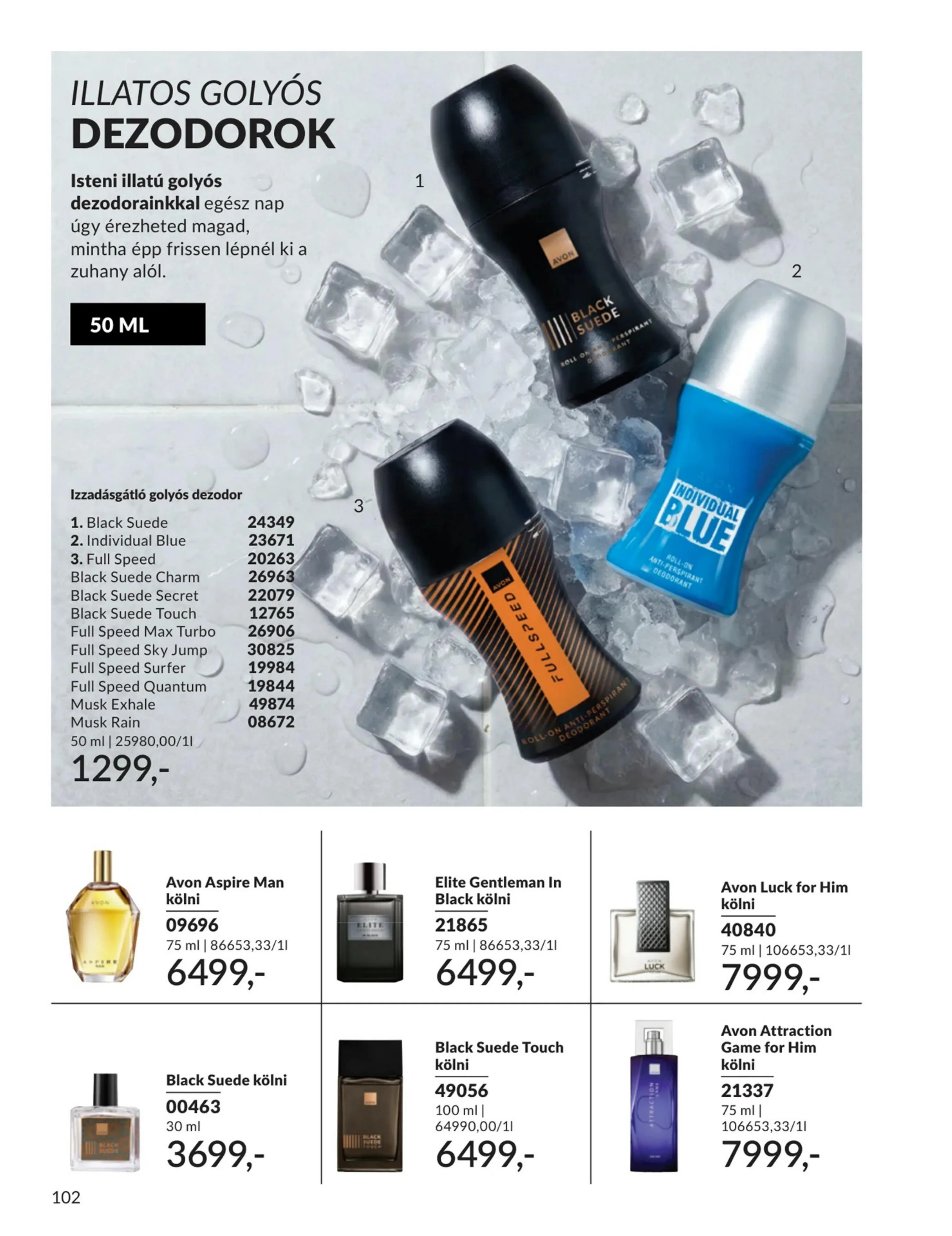 Avon akciós újság 07.01–07.31 – 102. oldal