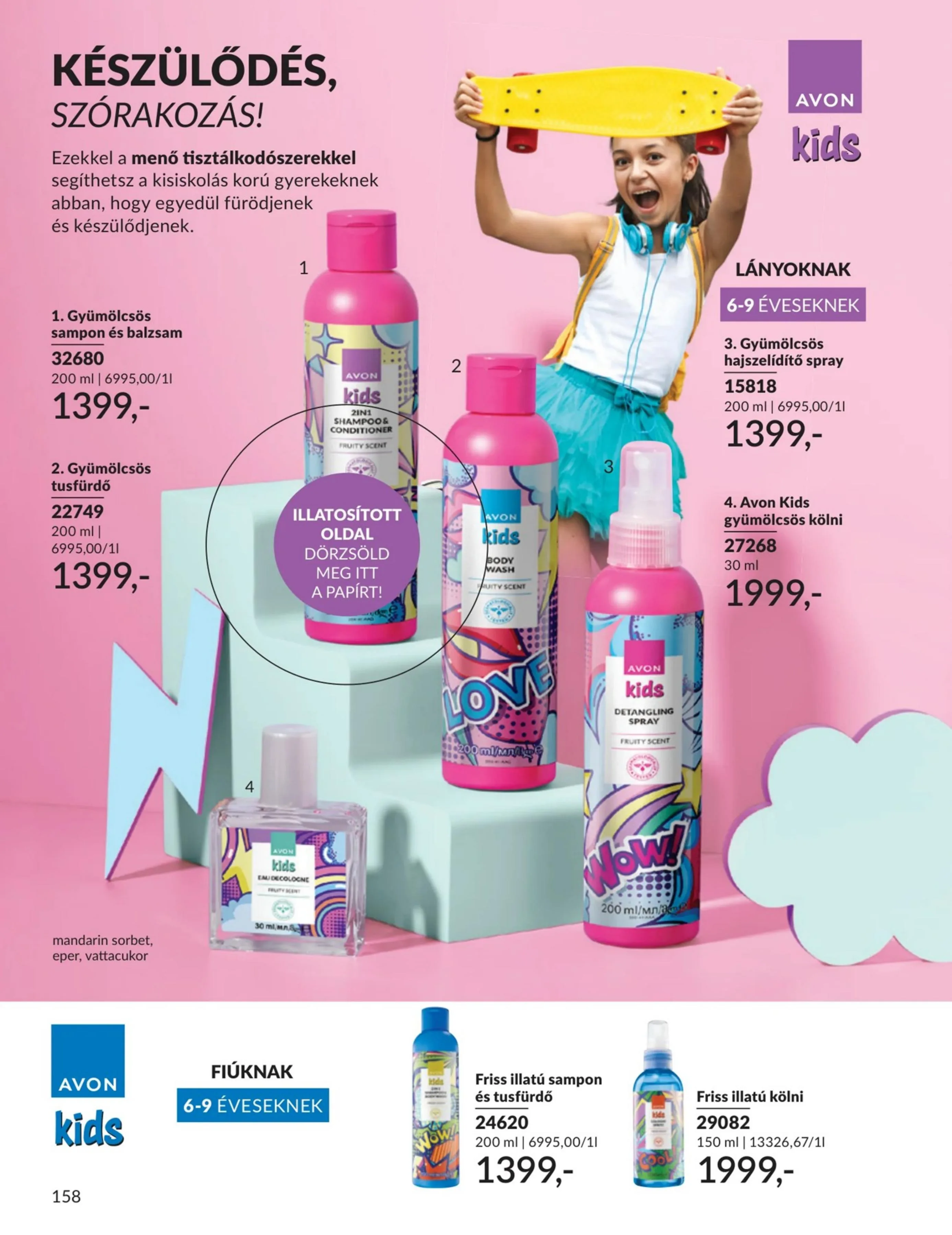 Avon akciós újság 07.01–07.31 – 158. oldal