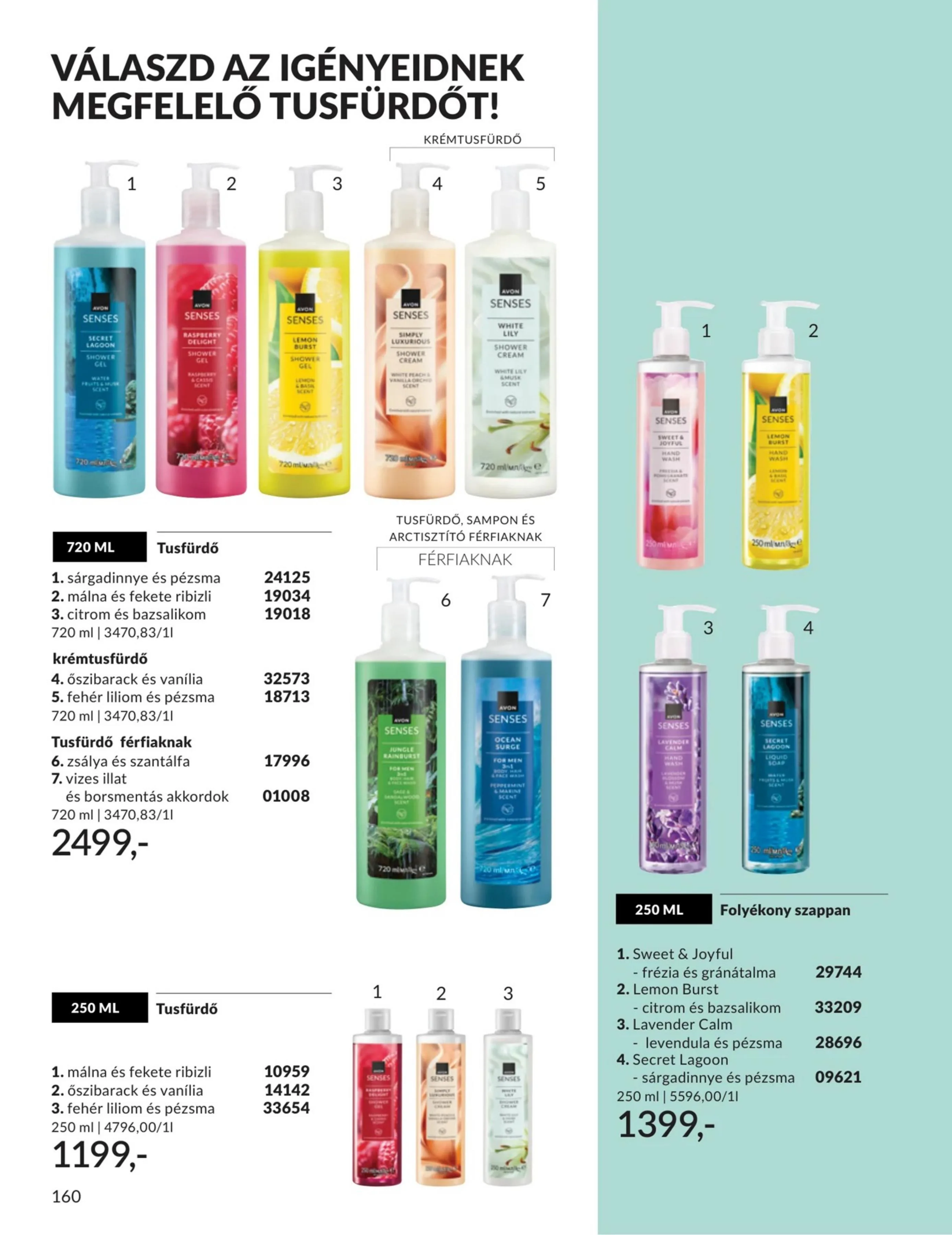 Avon akciós újság 07.01–07.31 – 160. oldal