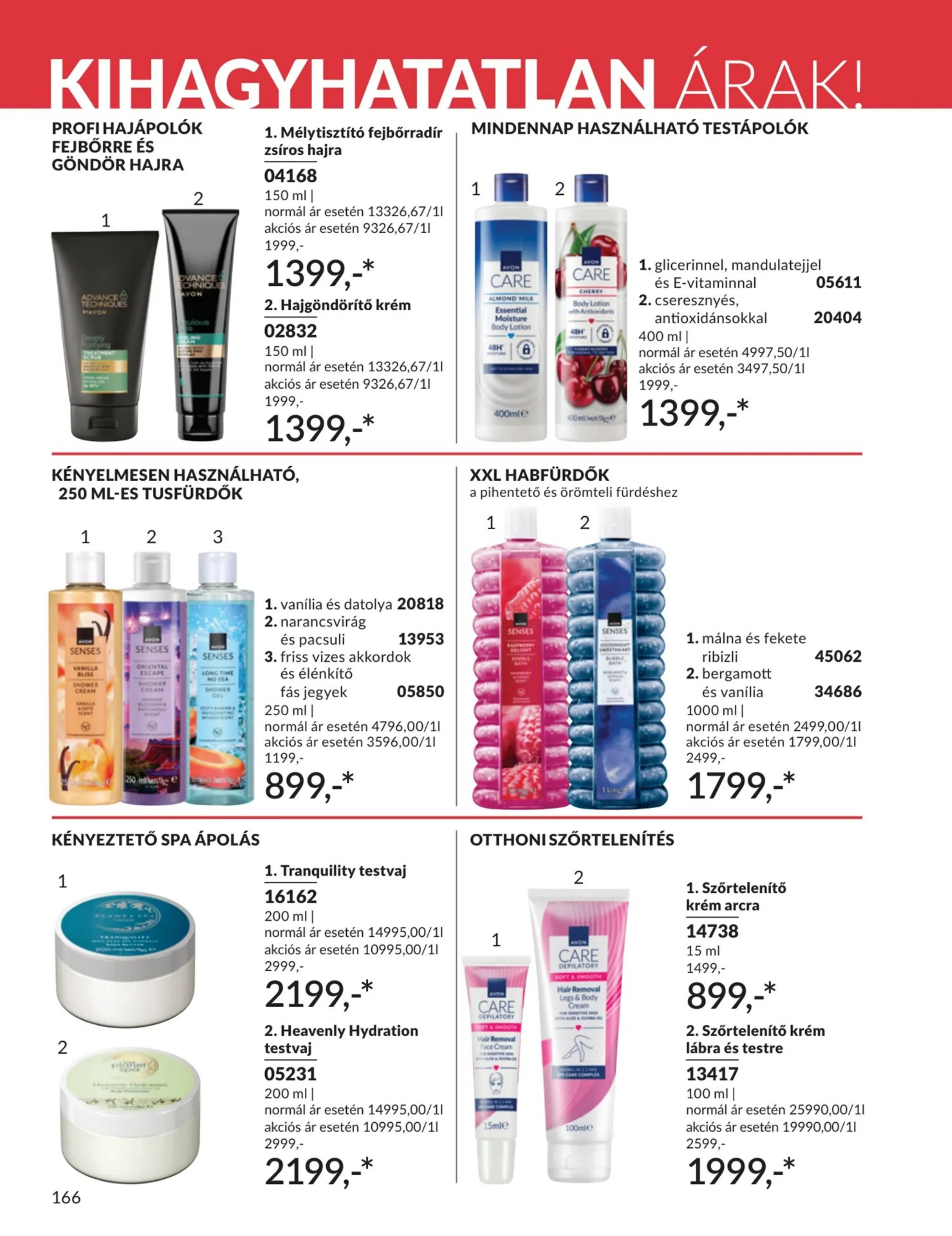 Avon akciós újság 07.01–07.31 – 166. oldal