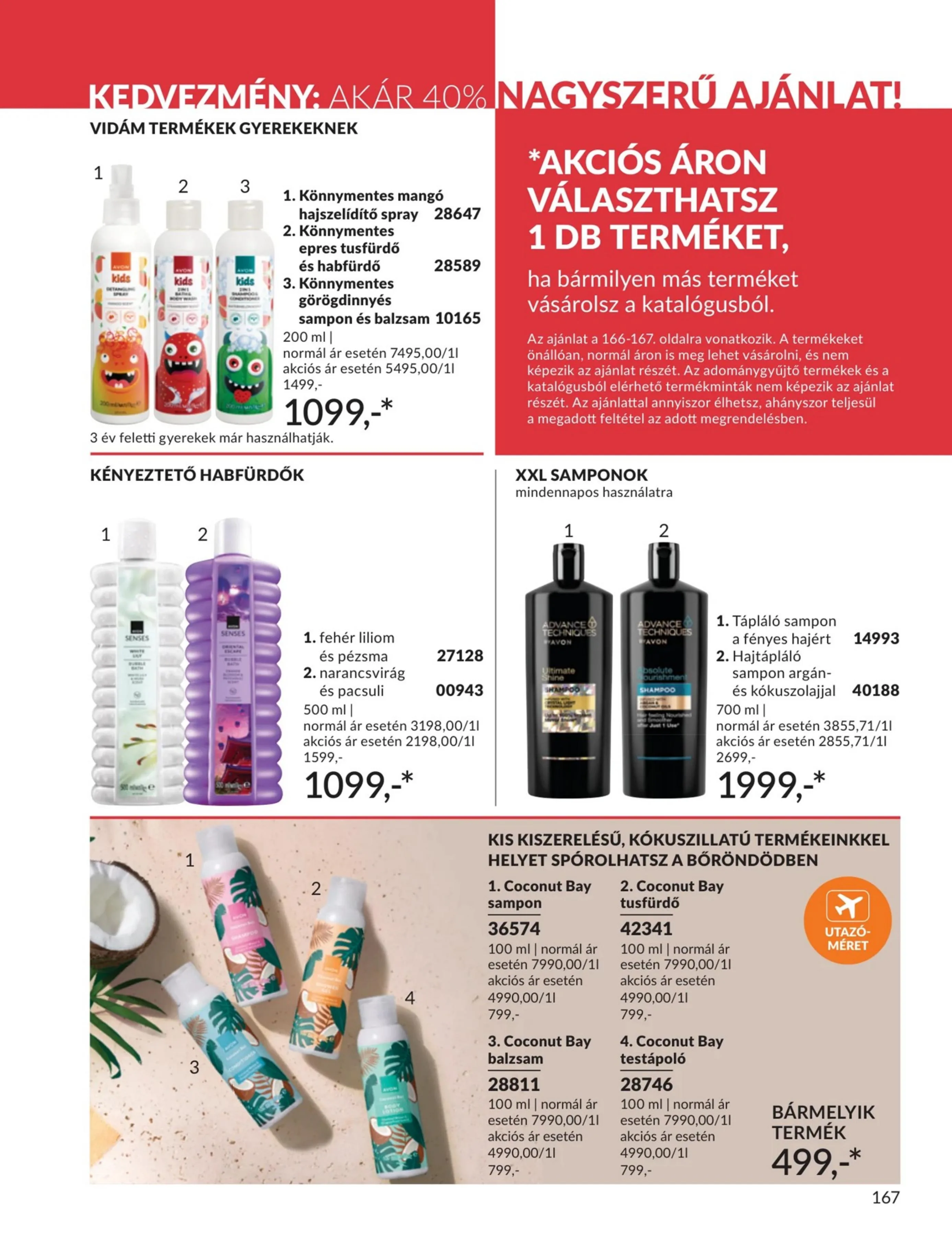 Avon akciós újság 07.01–07.31 – 167. oldal