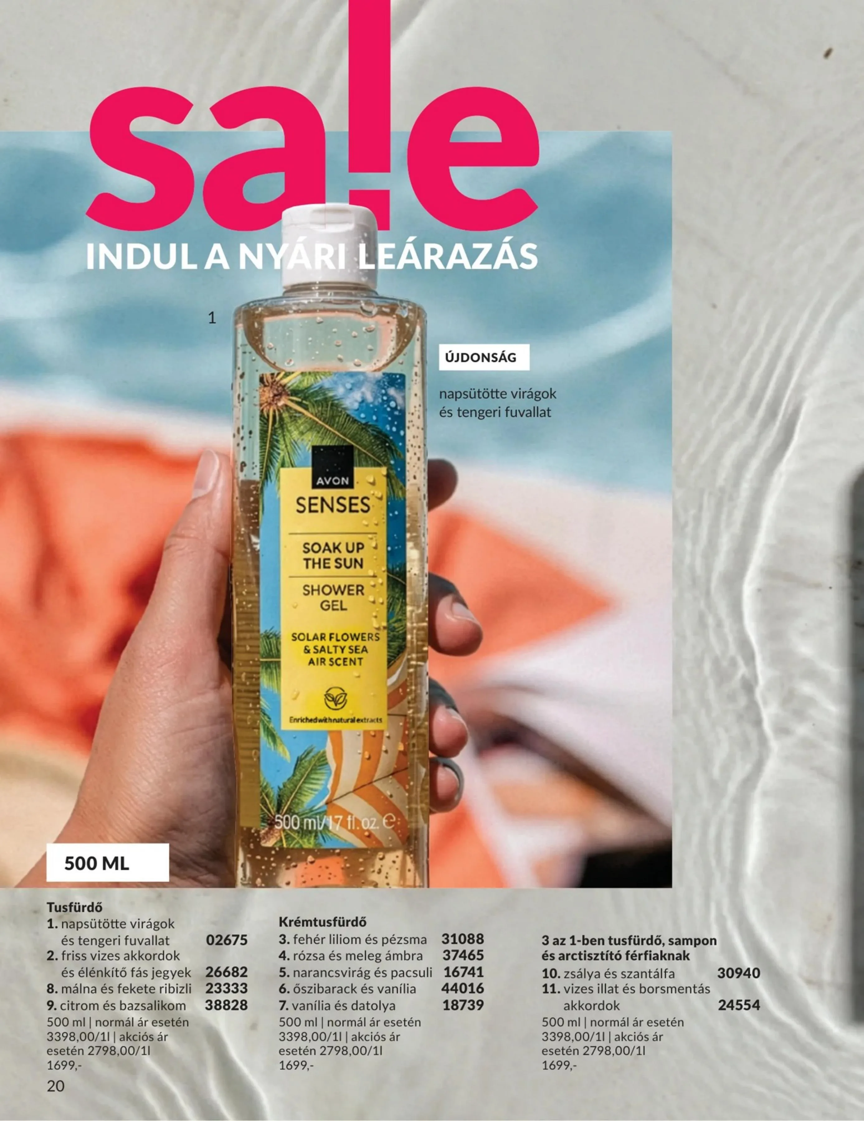Avon akciós újság 07.01–07.31 – 20. oldal