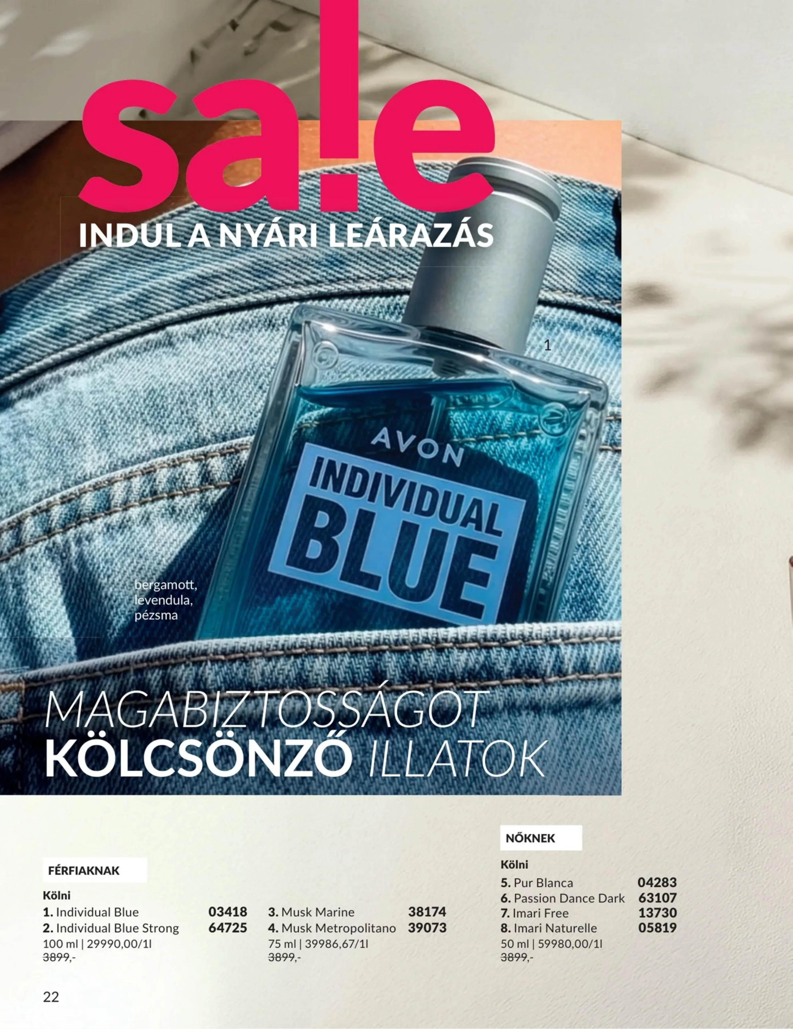 Avon akciós újság 07.01–07.31 – 22. oldal
