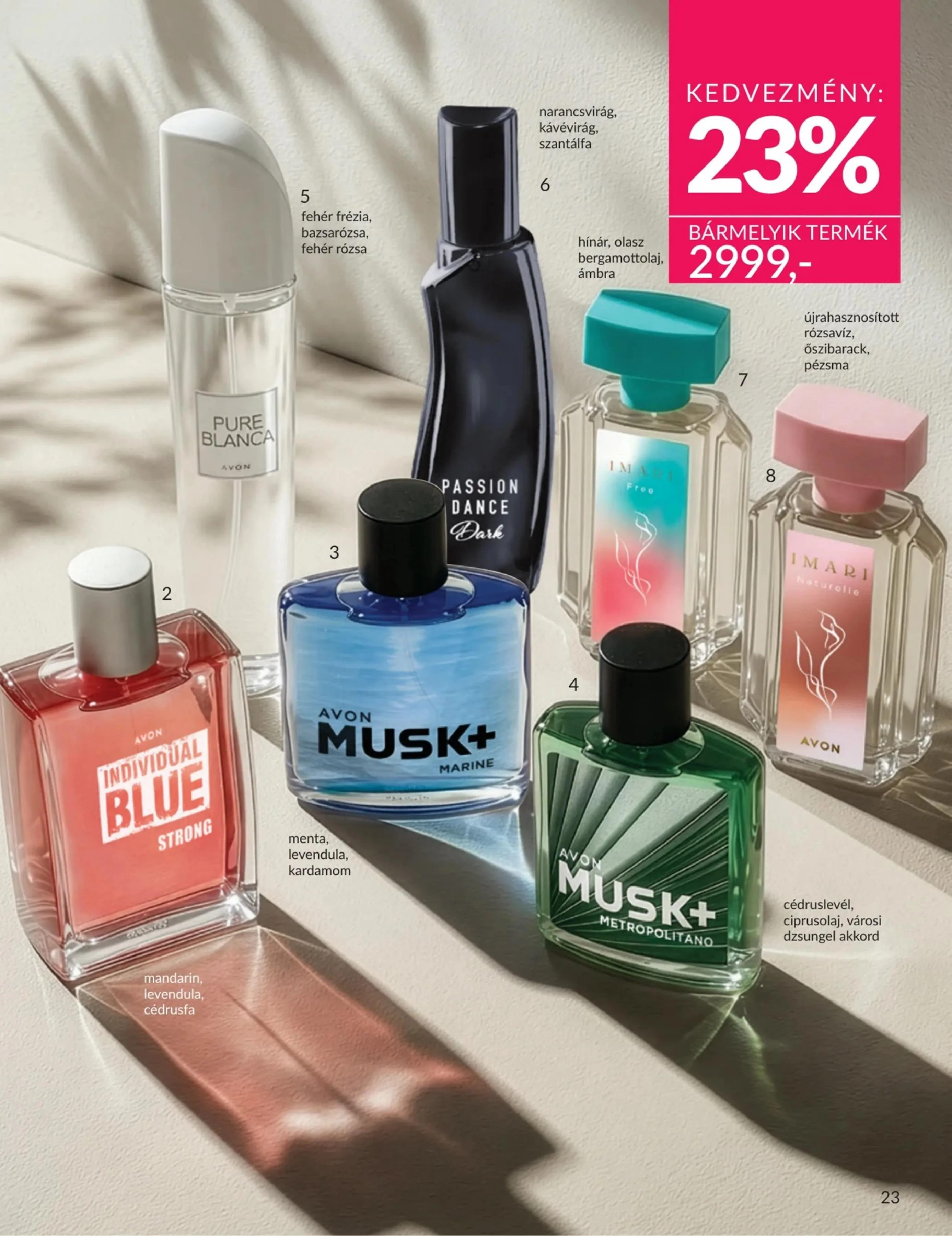 Avon akciós újság 07.01–07.31 – 23. oldal