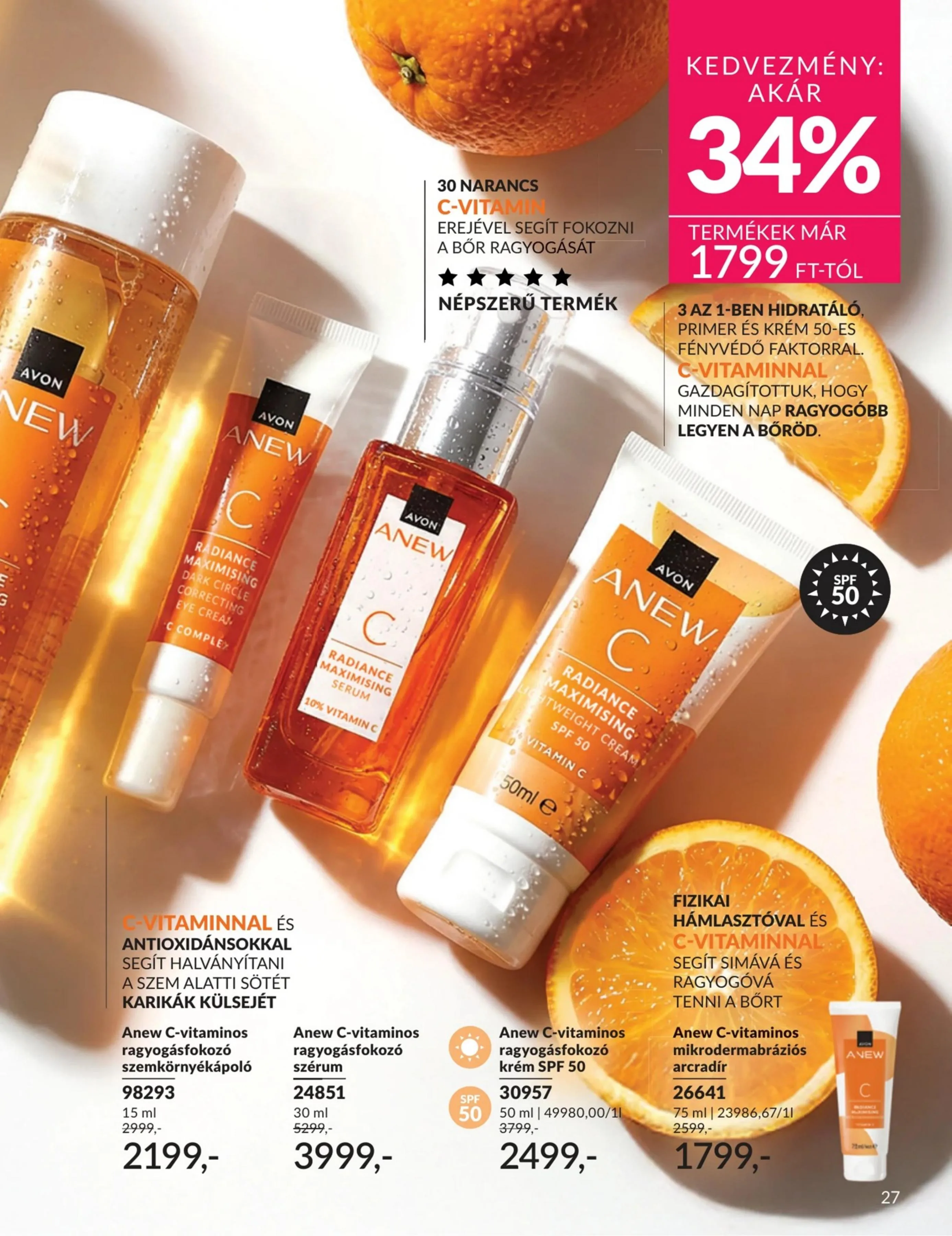 Avon akciós újság 07.01–07.31 – 27. oldal