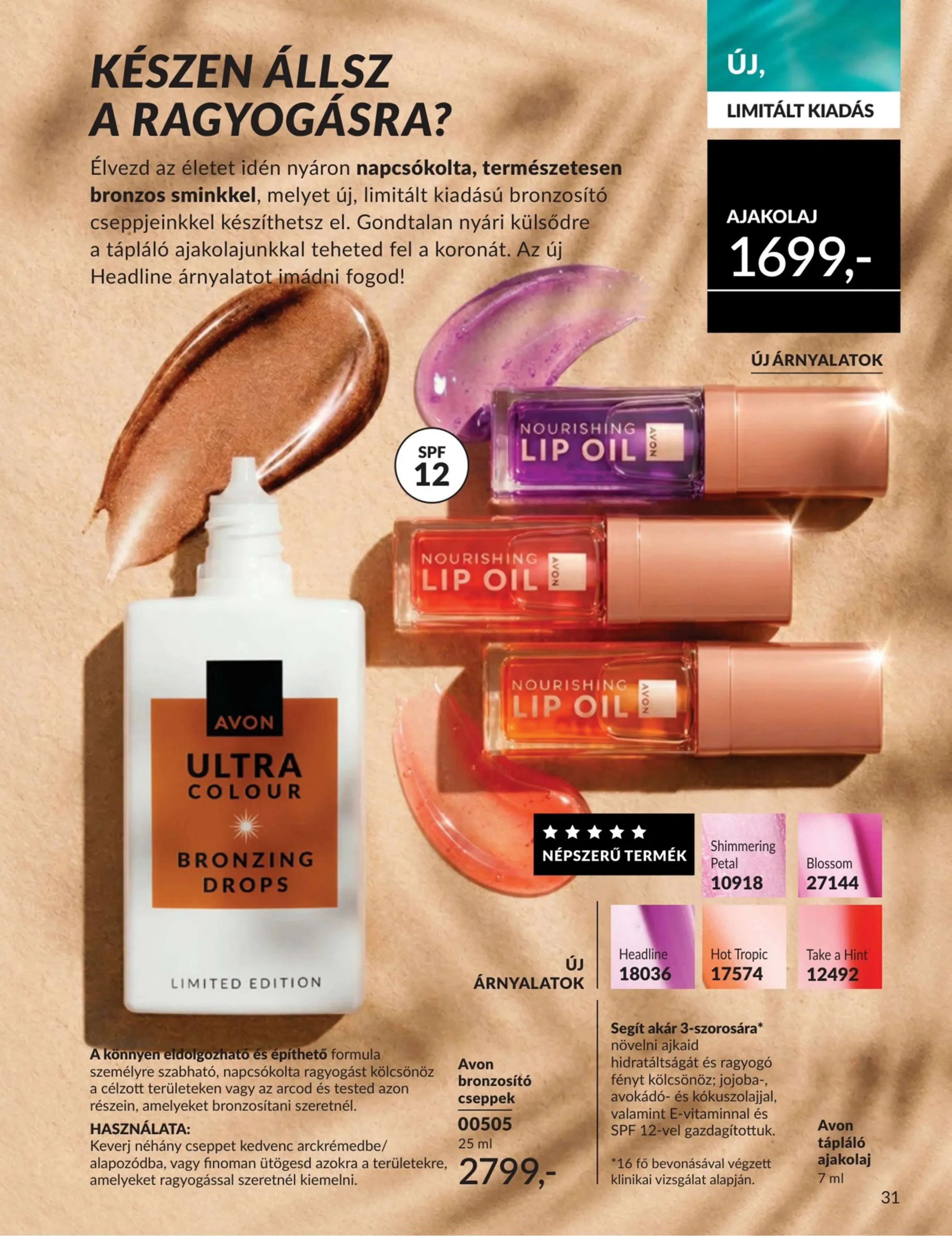 Avon akciós újság 07.01–07.31 – 31. oldal