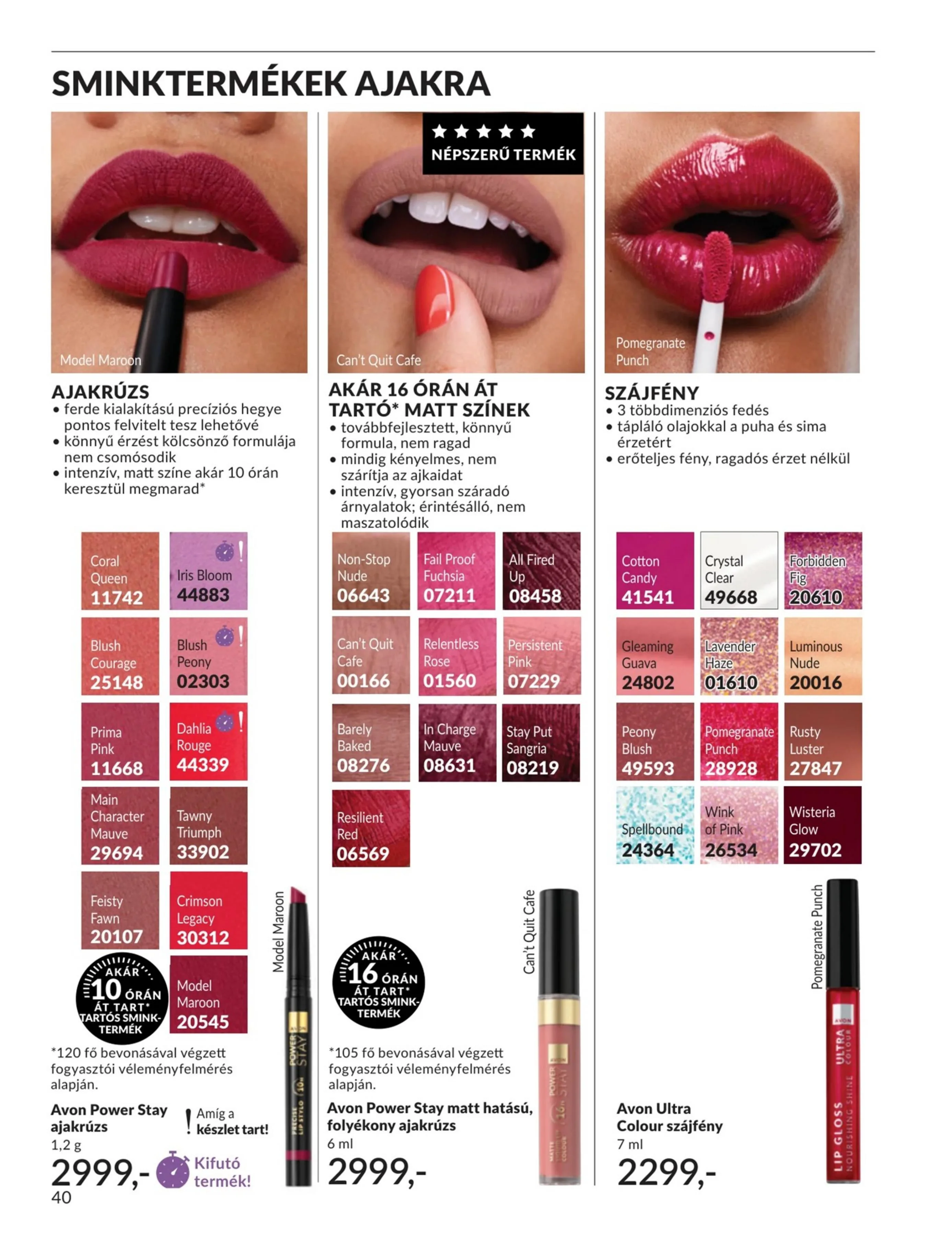 Avon akciós újság 07.01–07.31 – 40. oldal