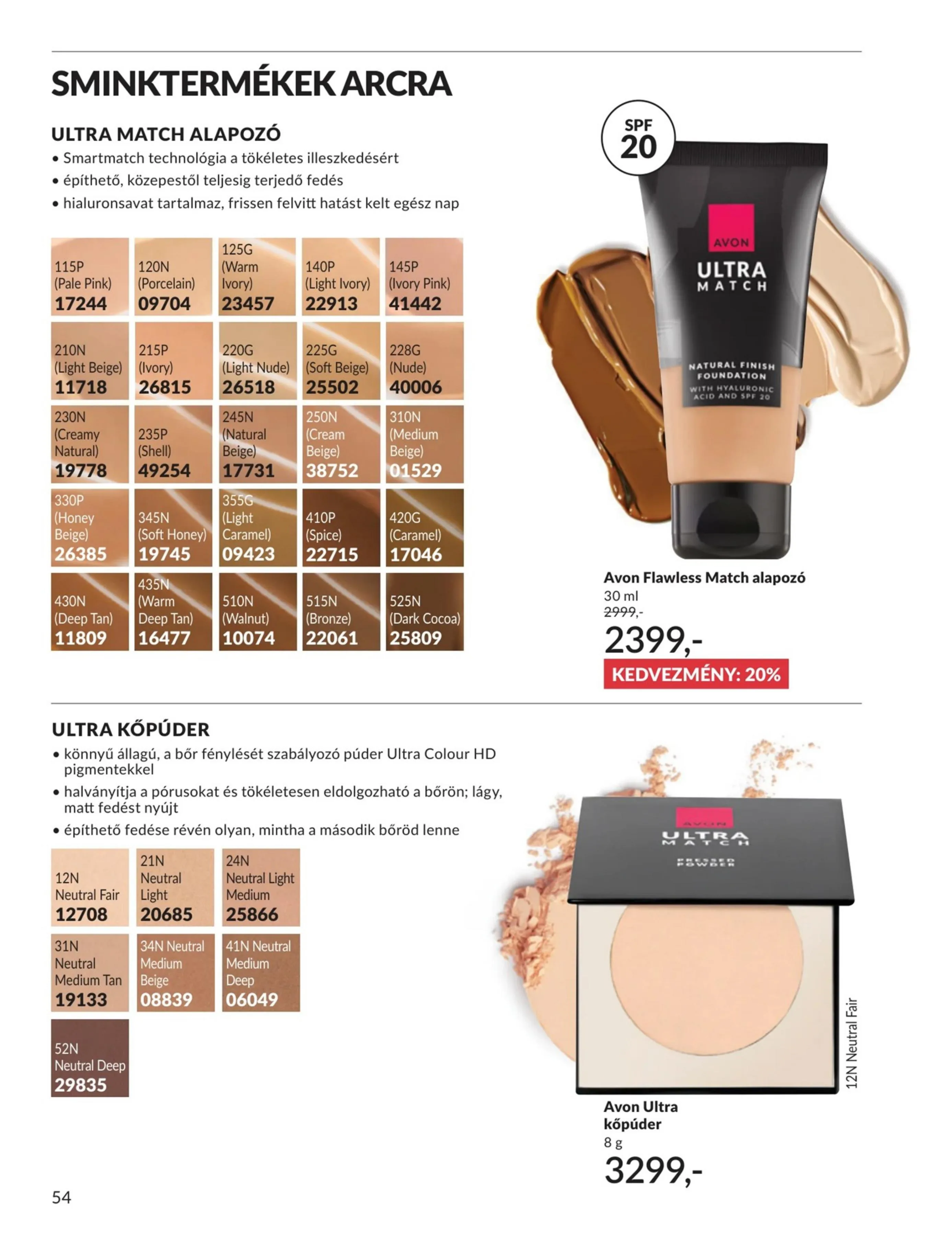 Avon akciós újság 07.01–07.31 – 54. oldal