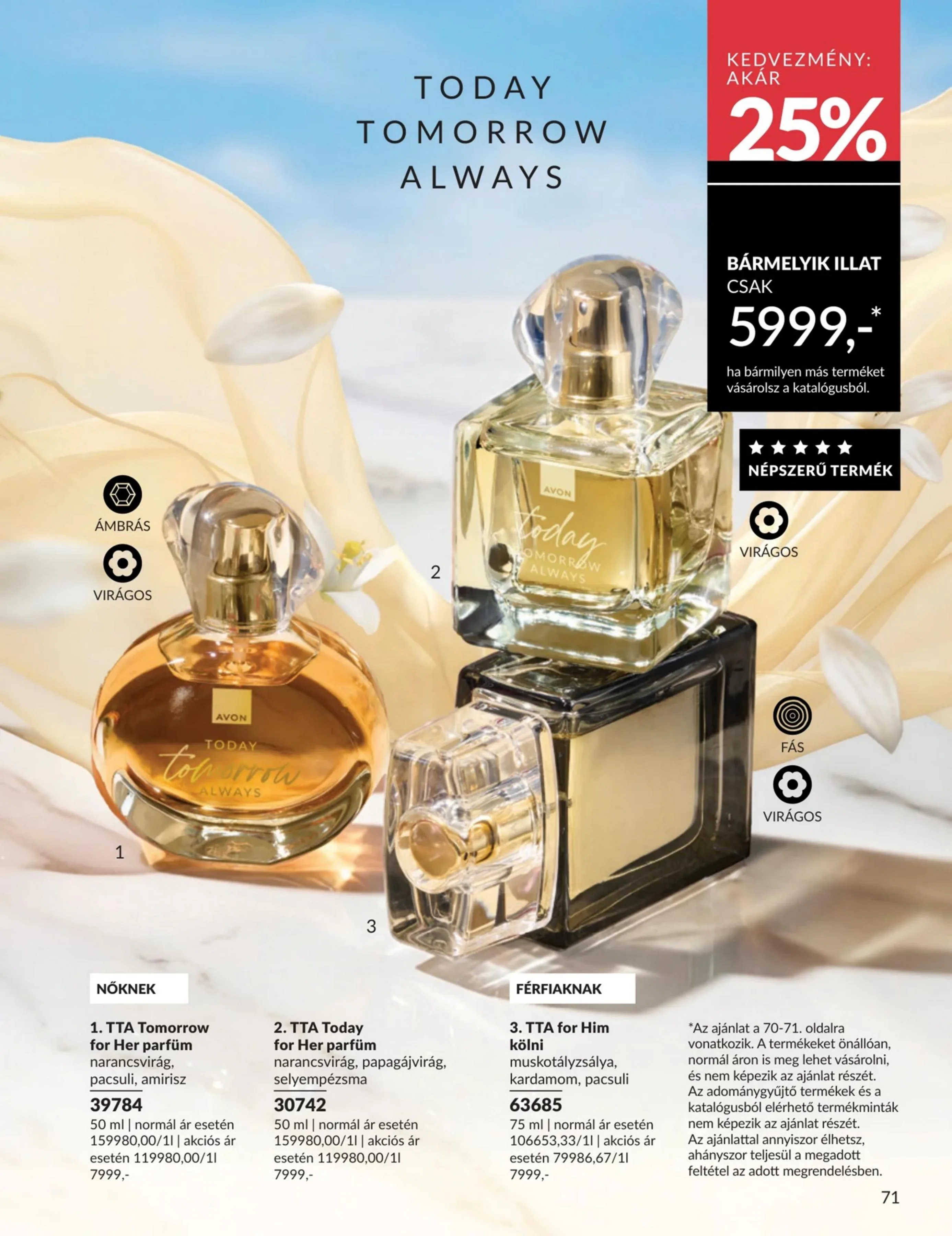 Avon akciós újság 07.01–07.31 – 71. oldal