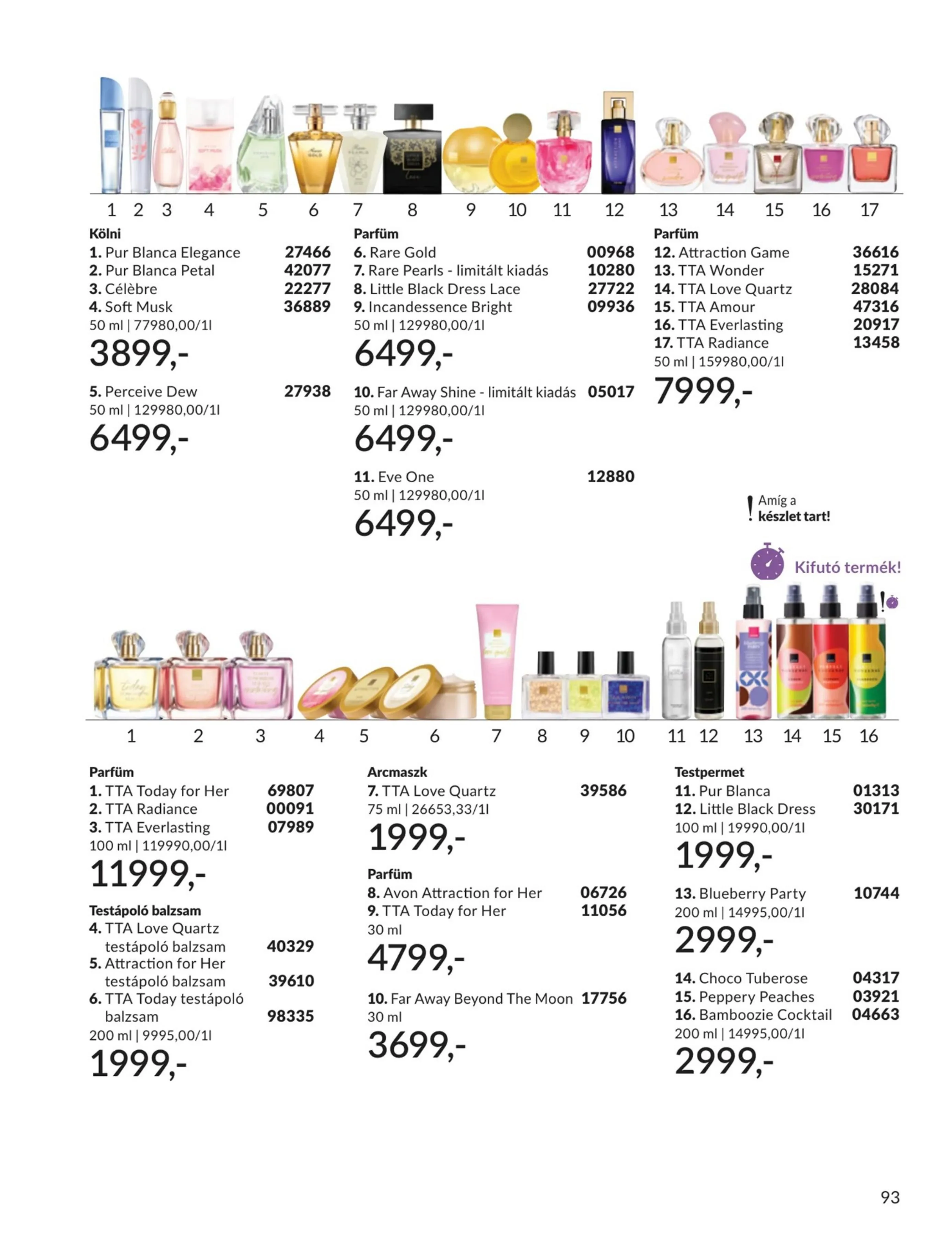 Avon akciós újság 07.01–07.31 – 93. oldal