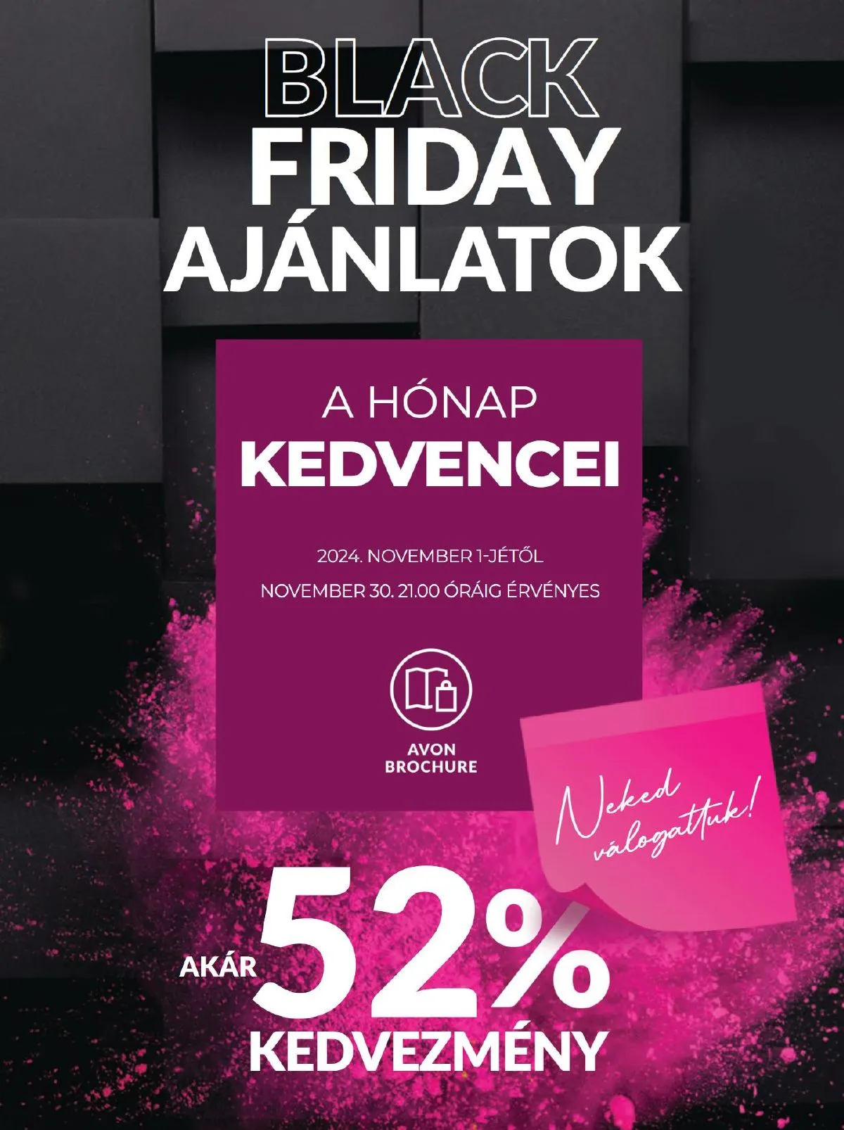 Avon akciós újság Black Friday 11.01–11.30