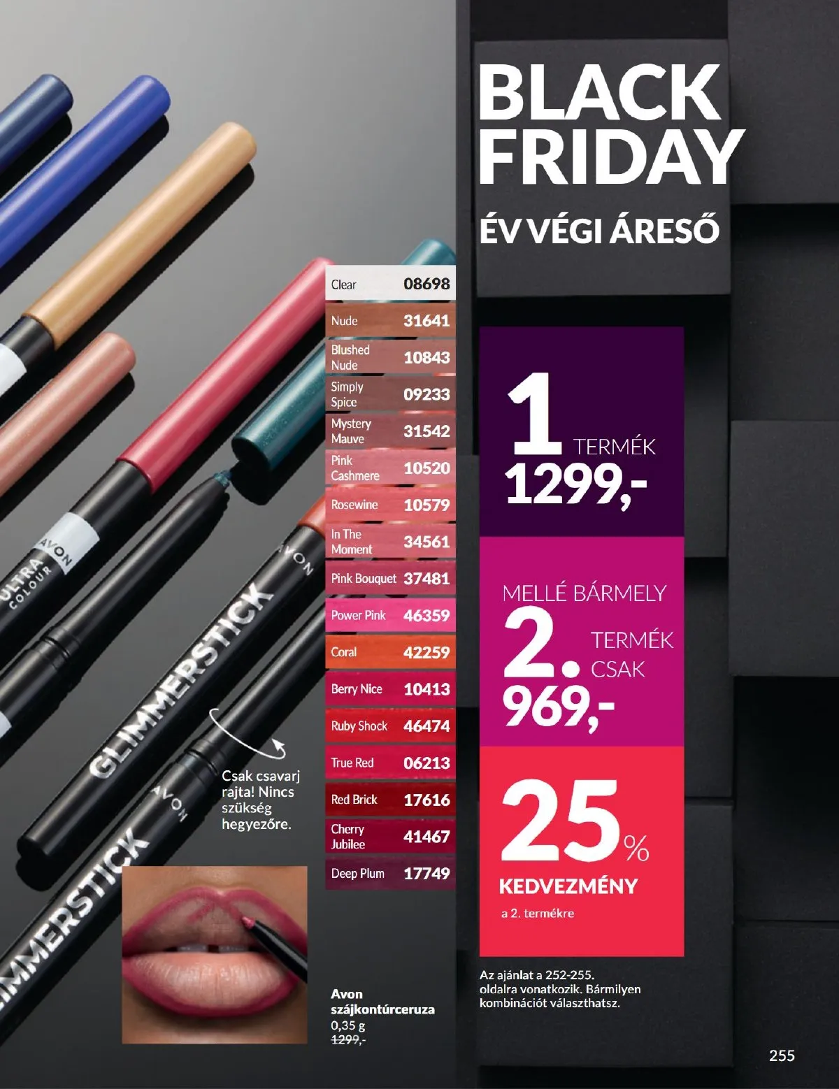 Avon akciós újság Black Friday 11.01–11.30 – 19. oldal