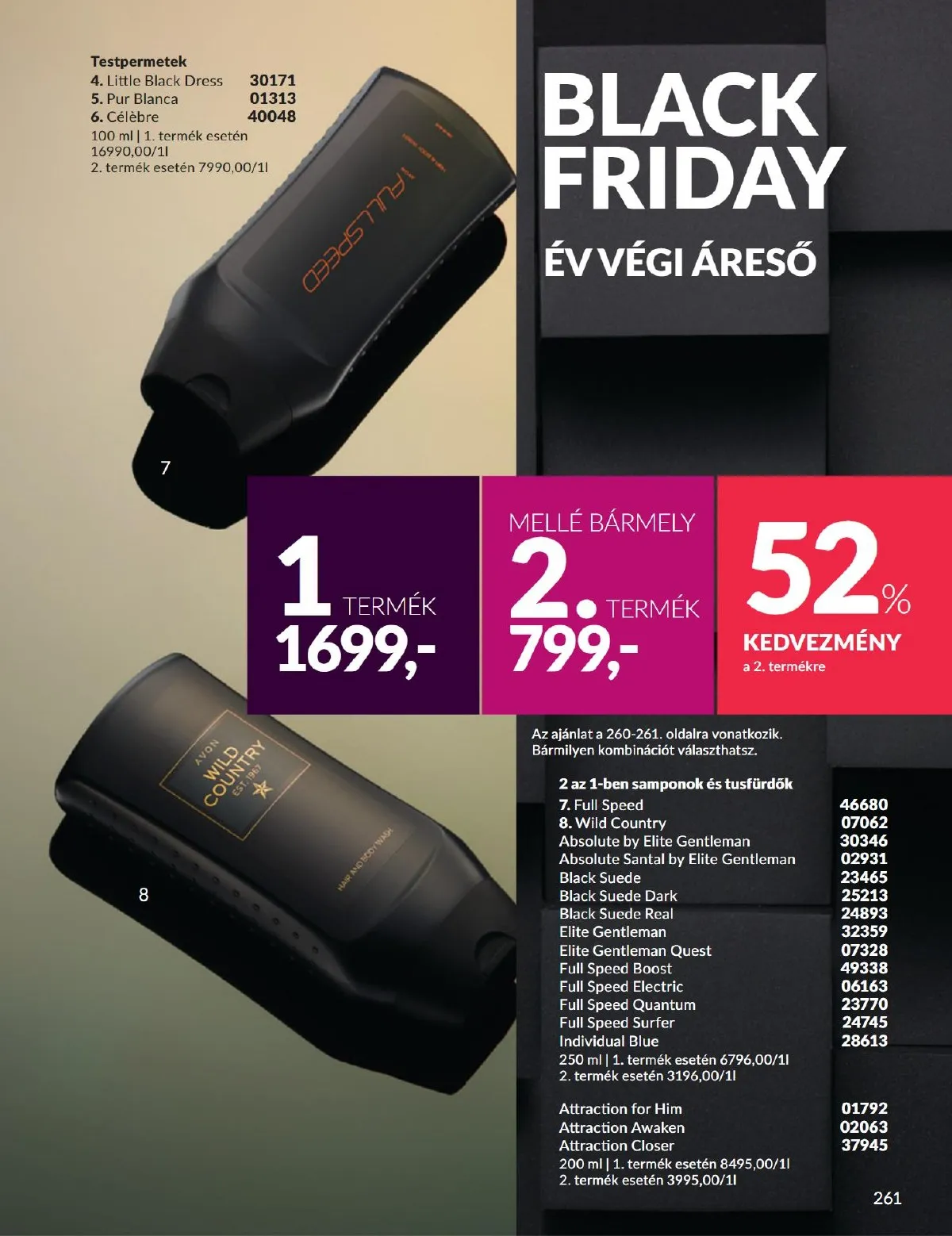 Avon akciós újság Black Friday 11.01–11.30 – 25. oldal