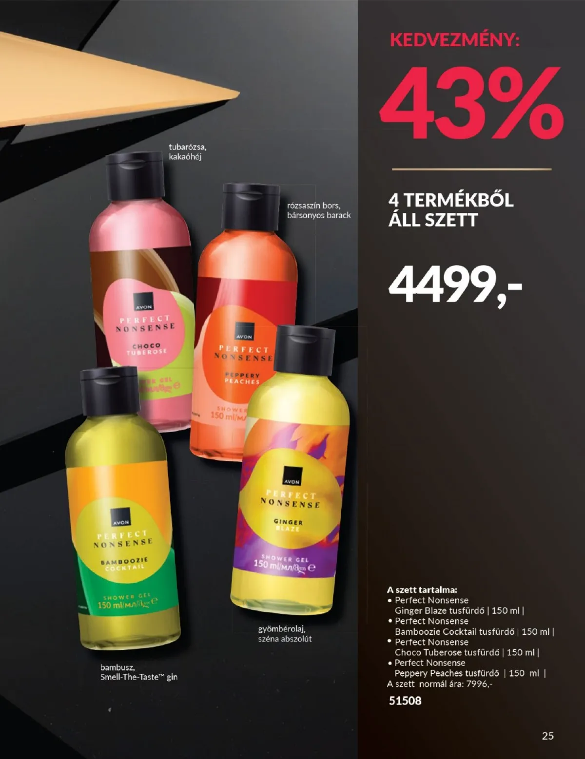 Avon akciós újság Black Friday 11.01–11.30 – 25. oldal