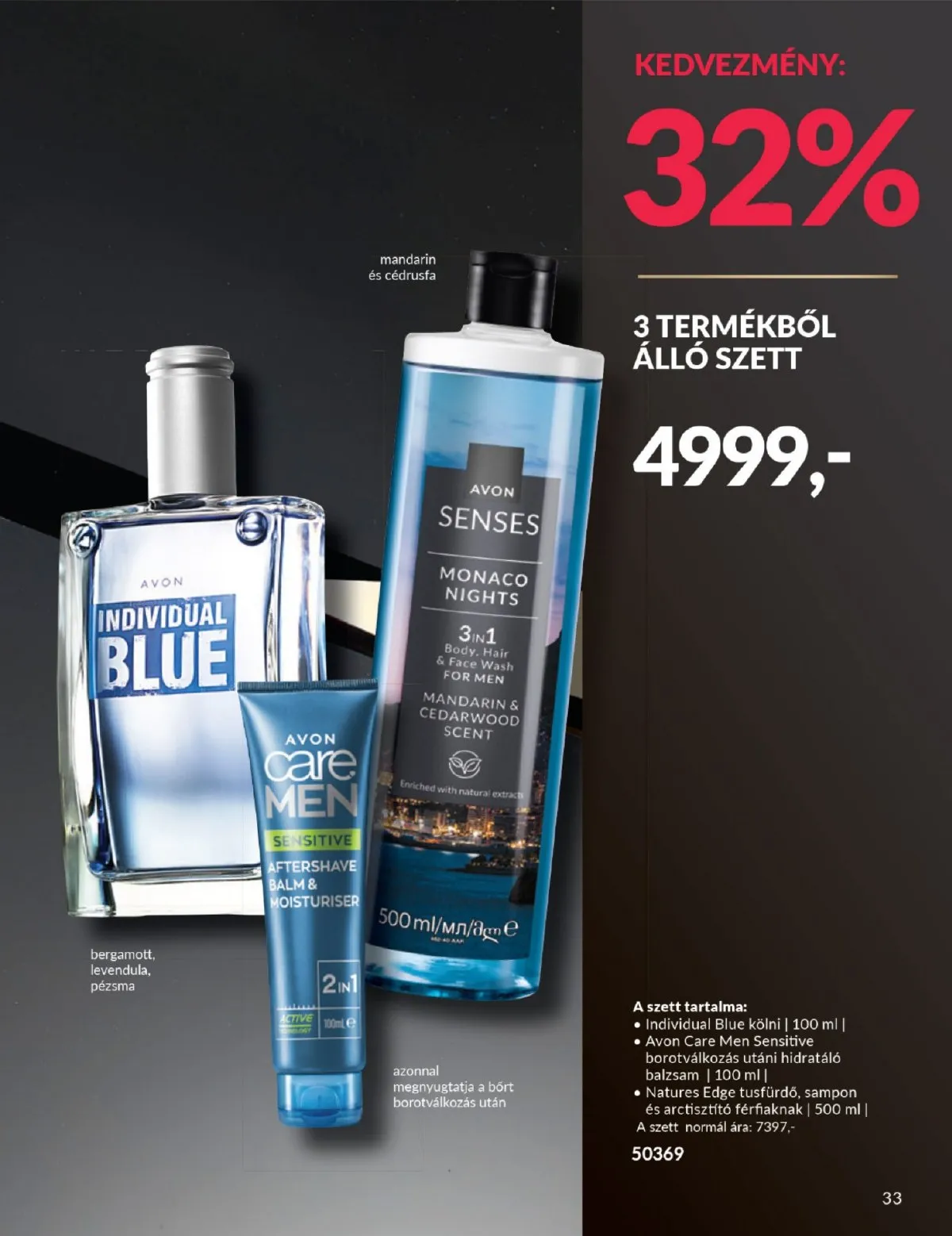 Avon akciós újság Black Friday 11.01–11.30 – 33. oldal