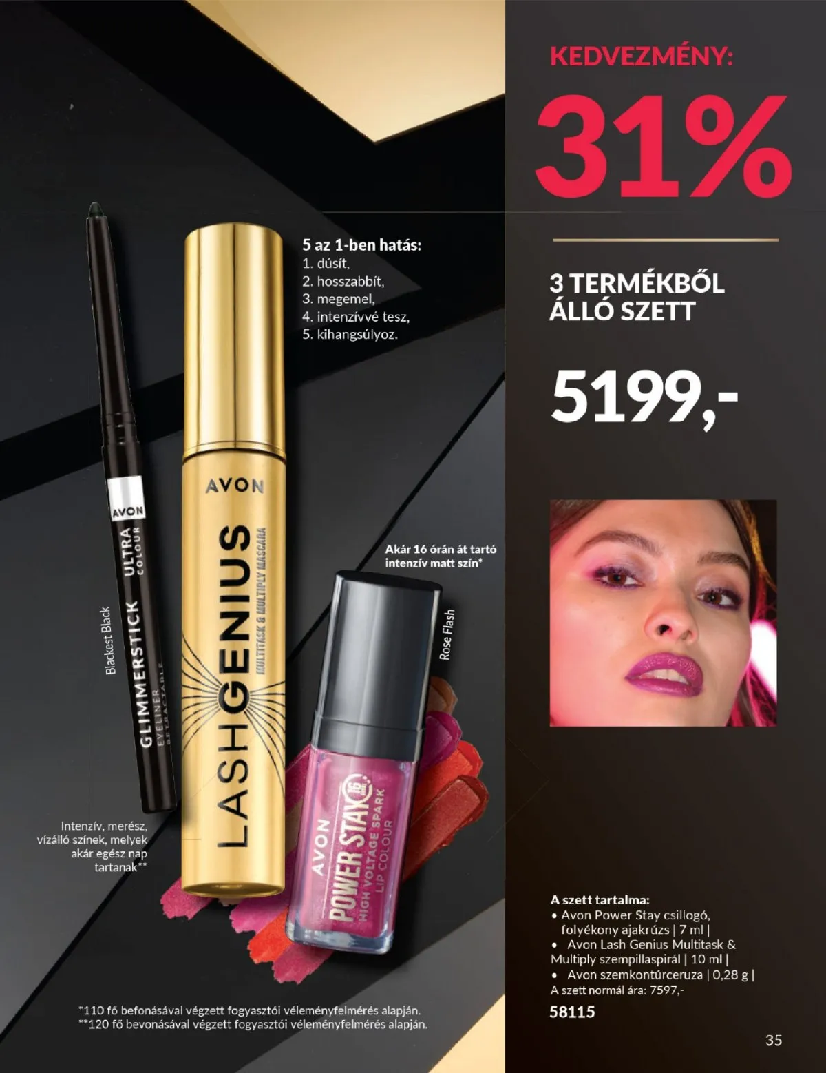 Avon akciós újság Black Friday 11.01–11.30 – 35. oldal
