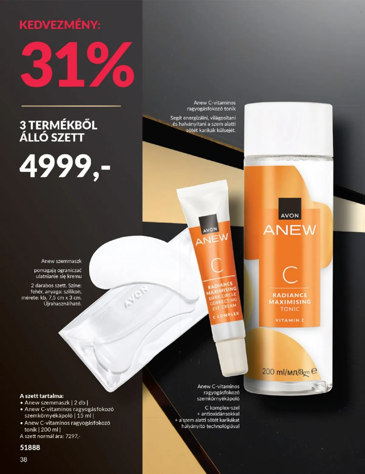 Avon akciós újság Black Friday 11.01–11.30 – 38. oldal