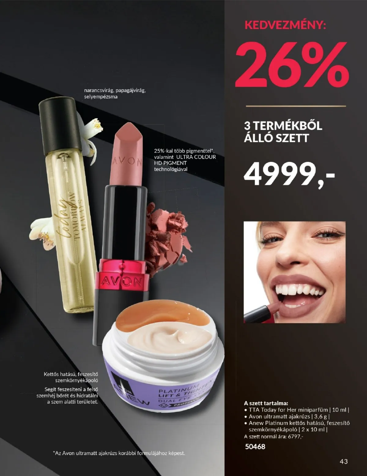 Avon akciós újság Black Friday 11.01–11.30 – 43. oldal
