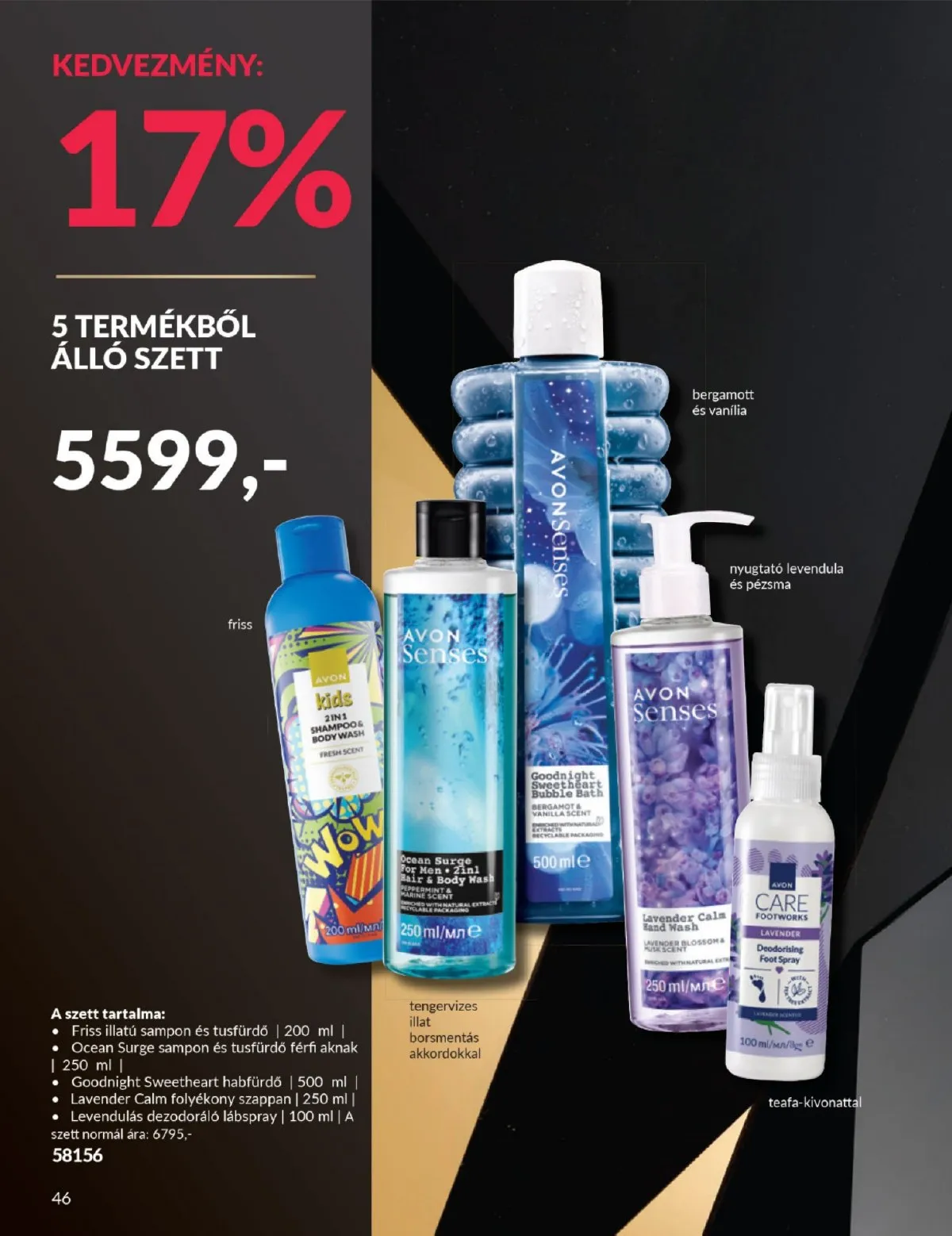 Avon akciós újság Black Friday 11.01–11.30 – 46. oldal