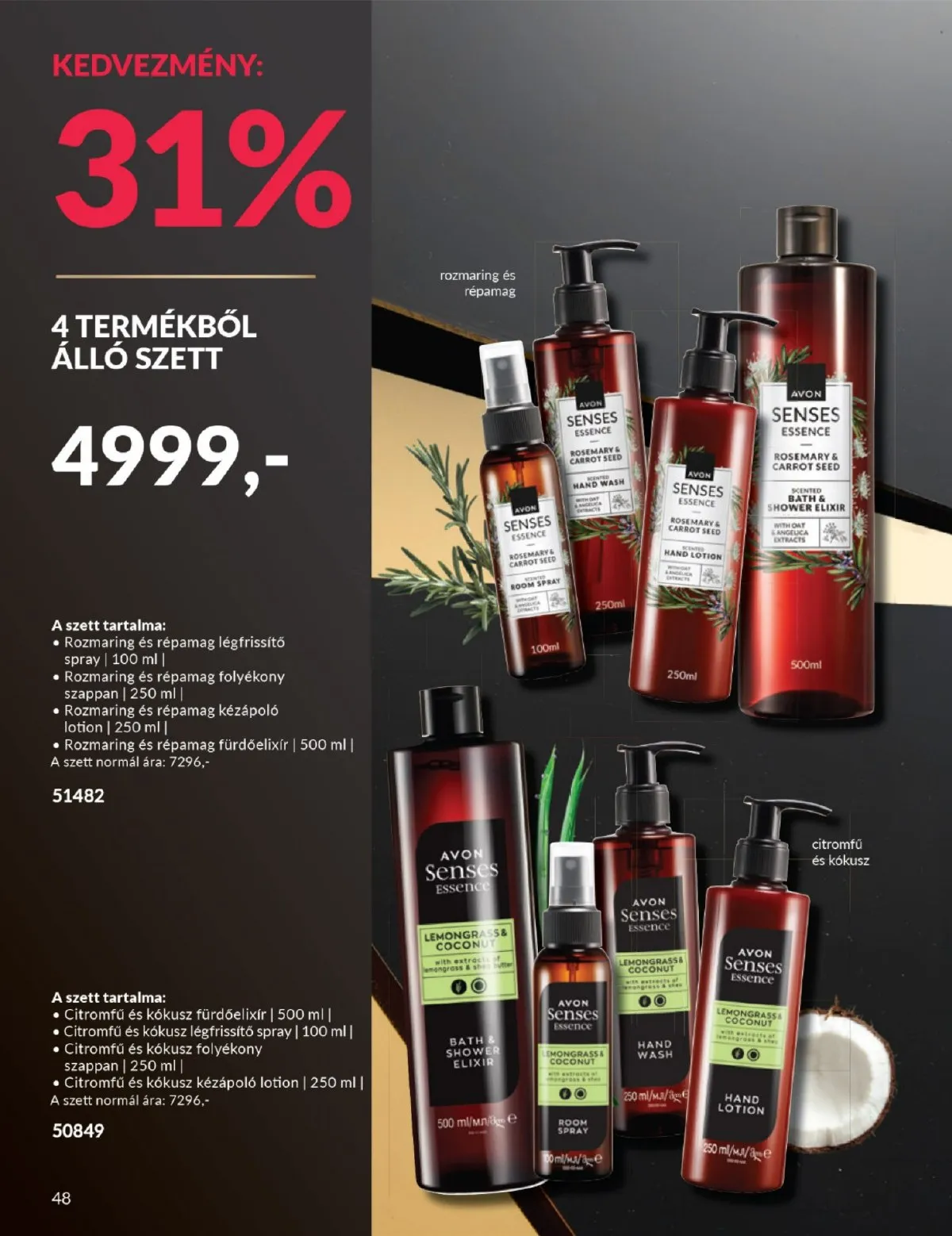 Avon akciós újság Black Friday 11.01–11.30 – 48. oldal