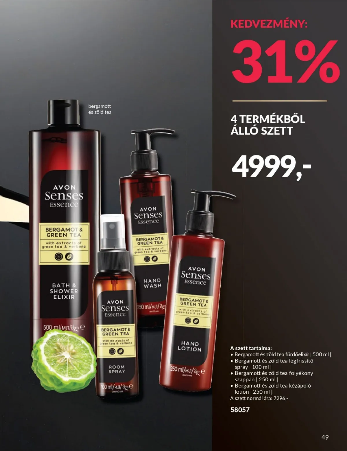 Avon akciós újság Black Friday 11.01–11.30 – 49. oldal