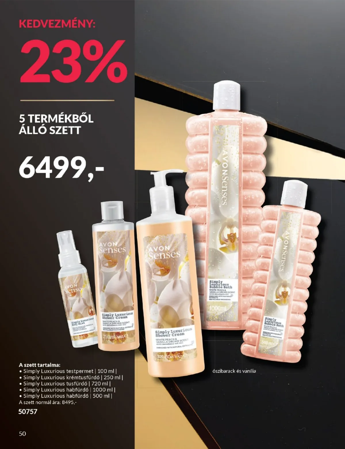 Avon akciós újság Black Friday 11.01–11.30 – 50. oldal