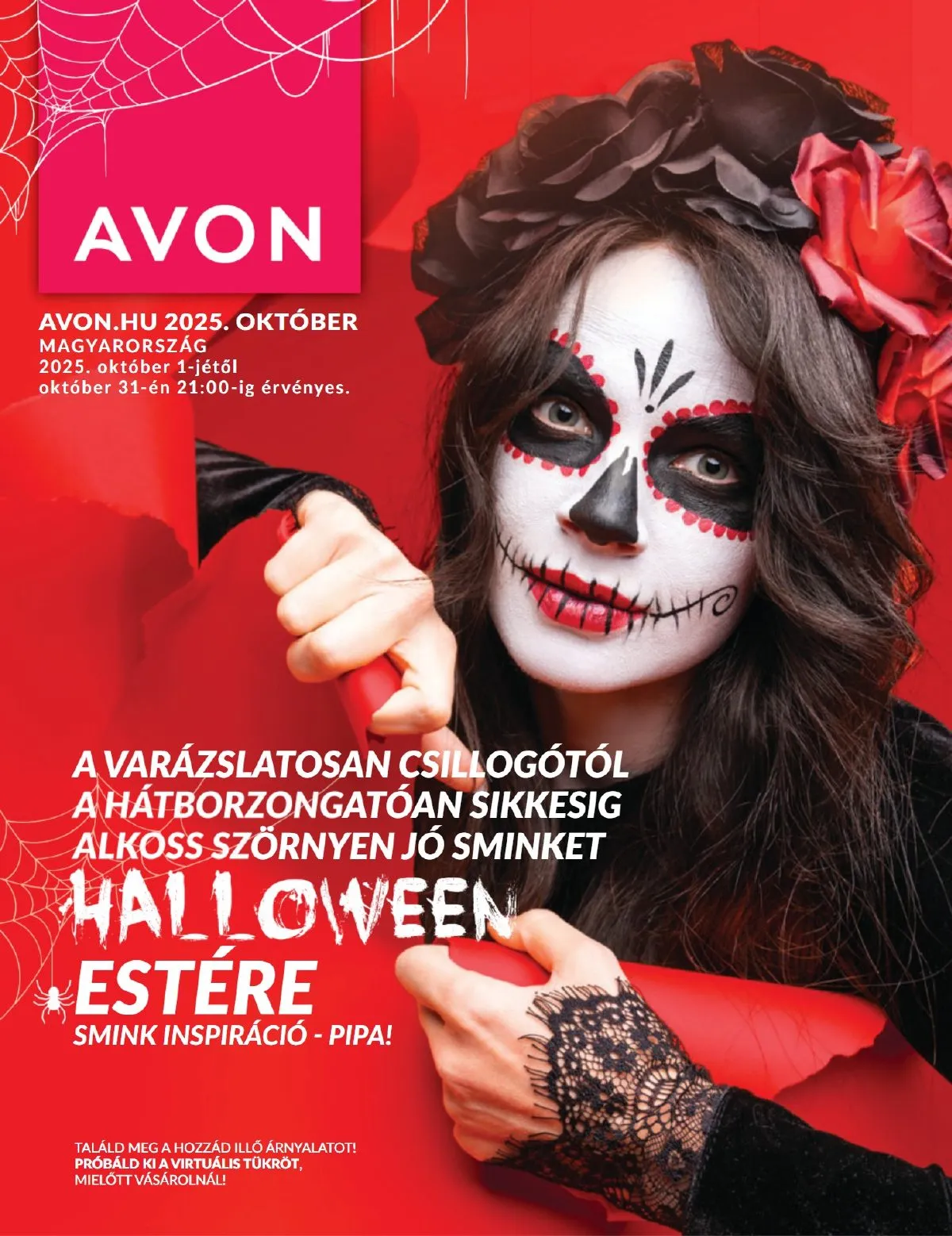 Avon akciós újság Halloween 10.01–10.31