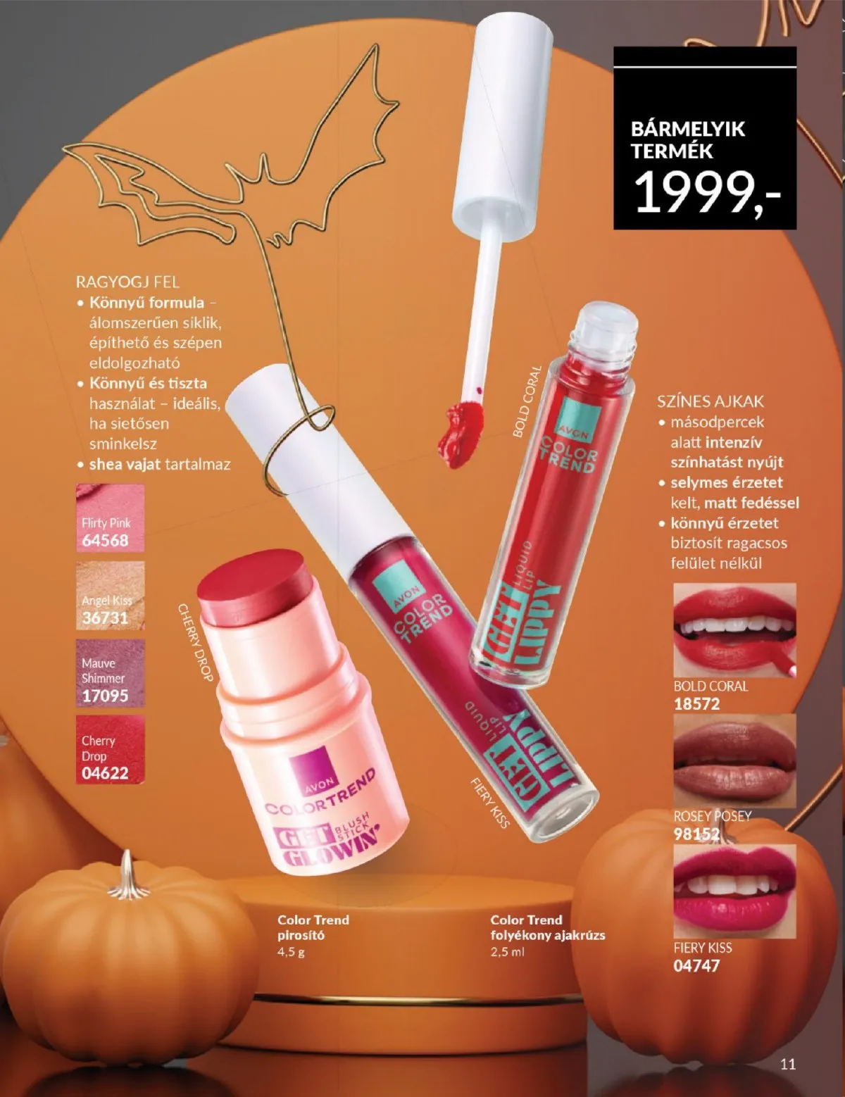 Avon akciós újság Halloween 10.01–10.31 – 11. oldal