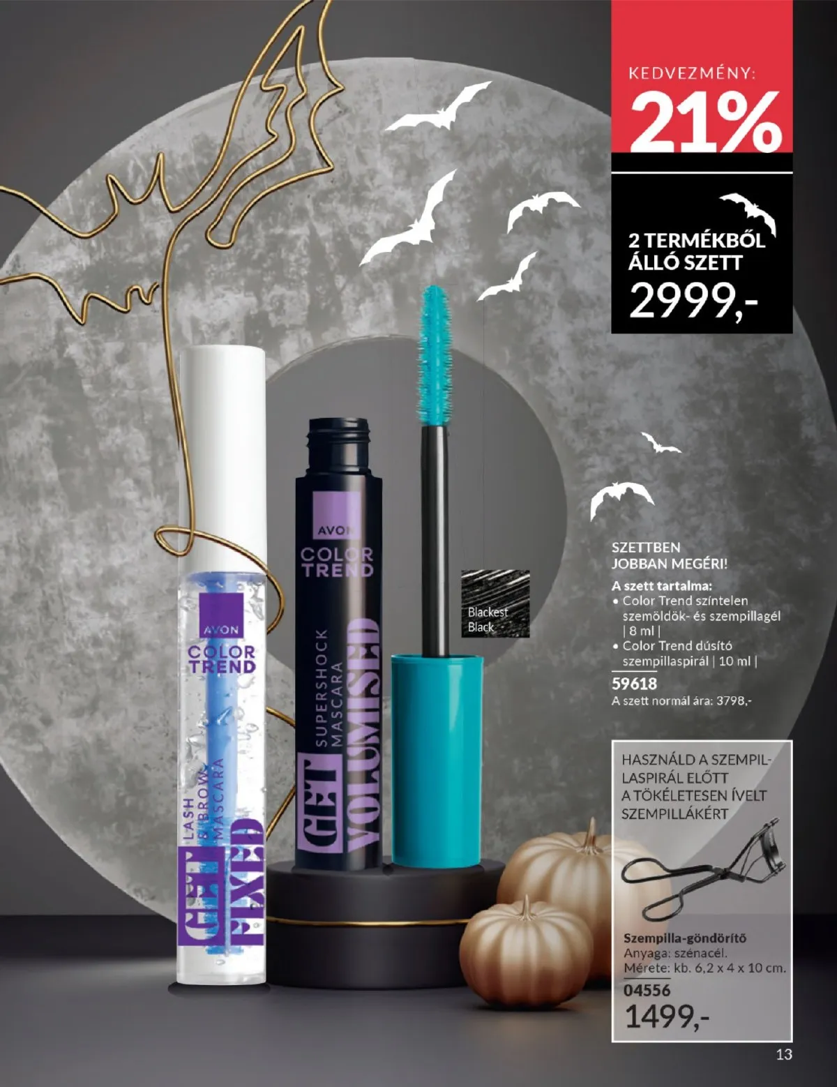 Avon akciós újság Halloween 10.01–10.31 – 13. oldal