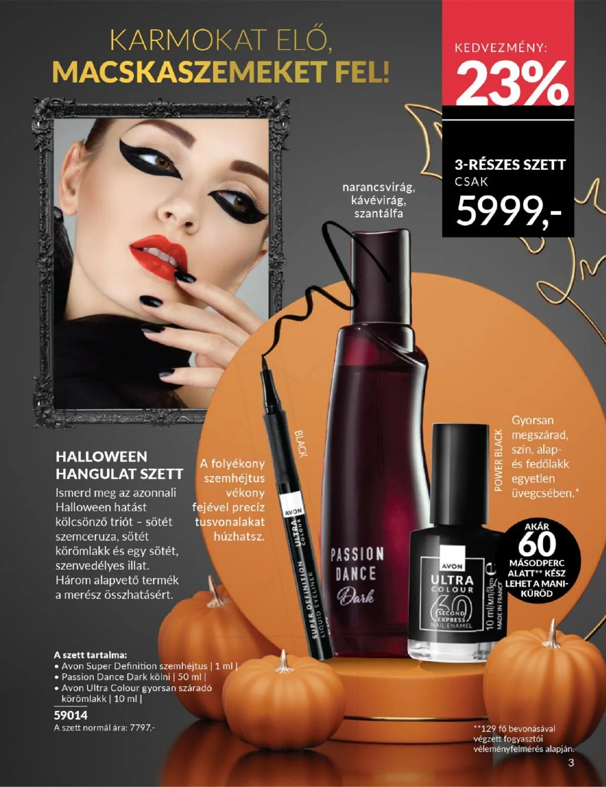 Avon akciós újság Halloween 10.01–10.31 – 3. oldal