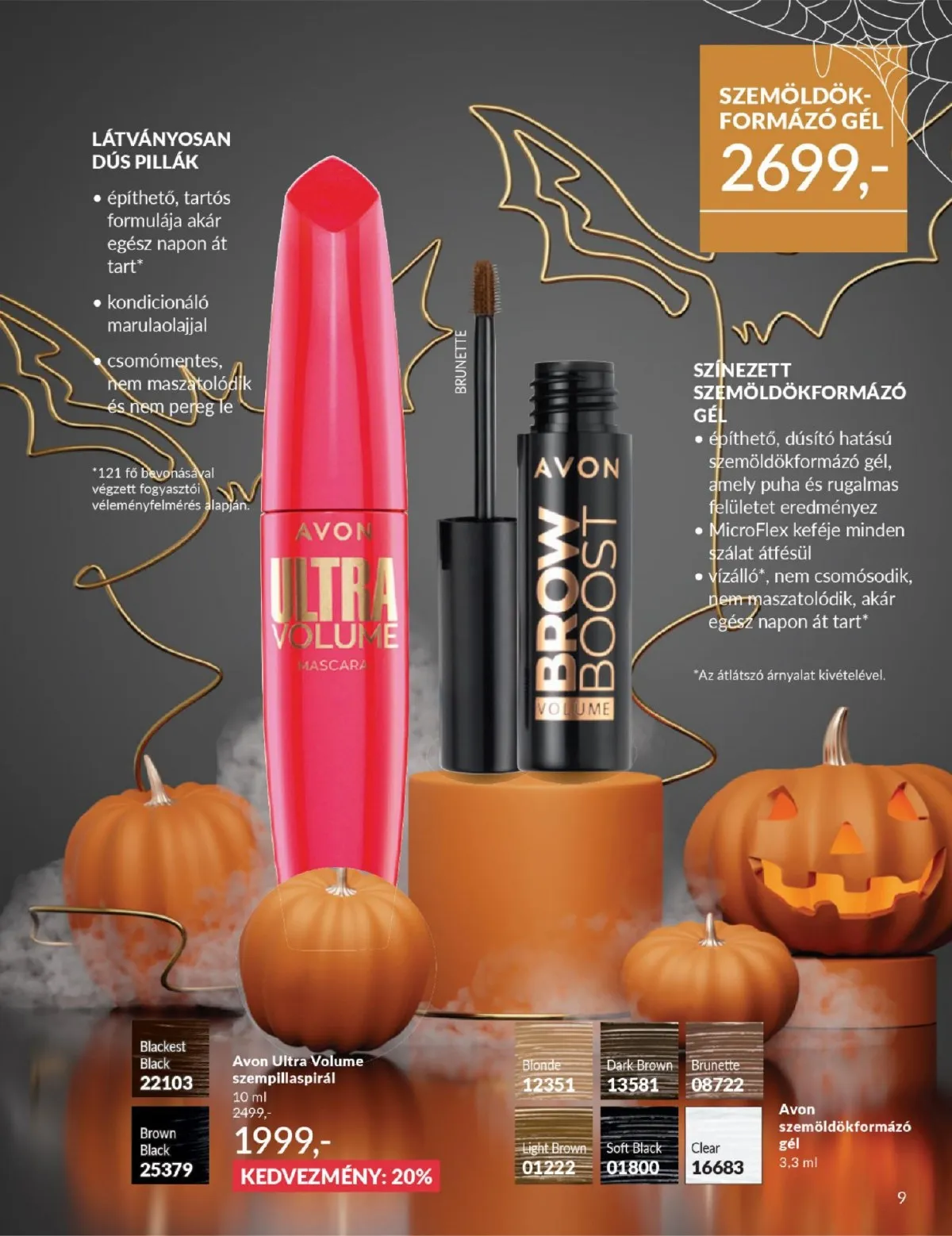Avon akciós újság Halloween 10.01–10.31 – 9. oldal