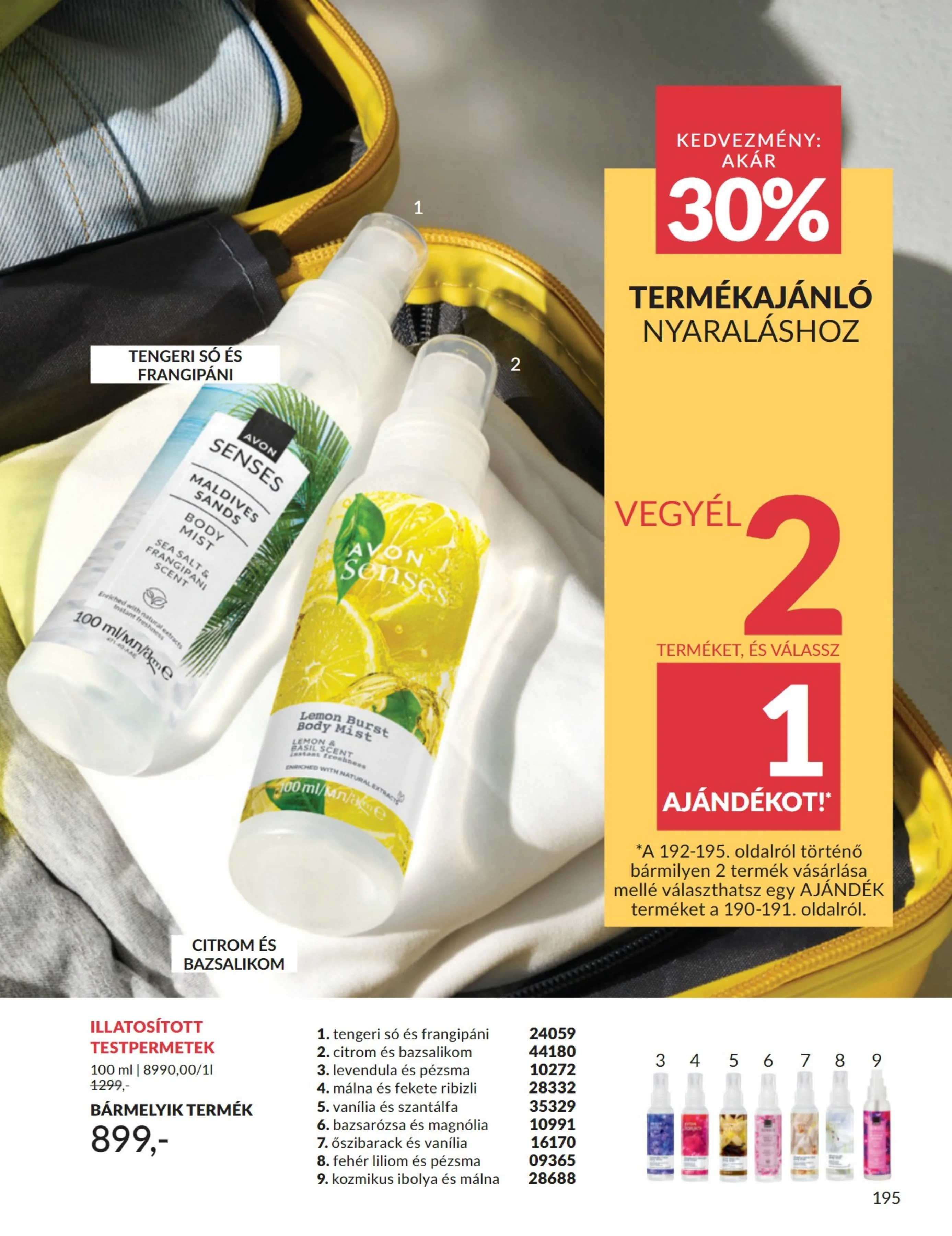 Avon akciós újság Honap Kedvencei 07.01–07.31 – 34. oldal