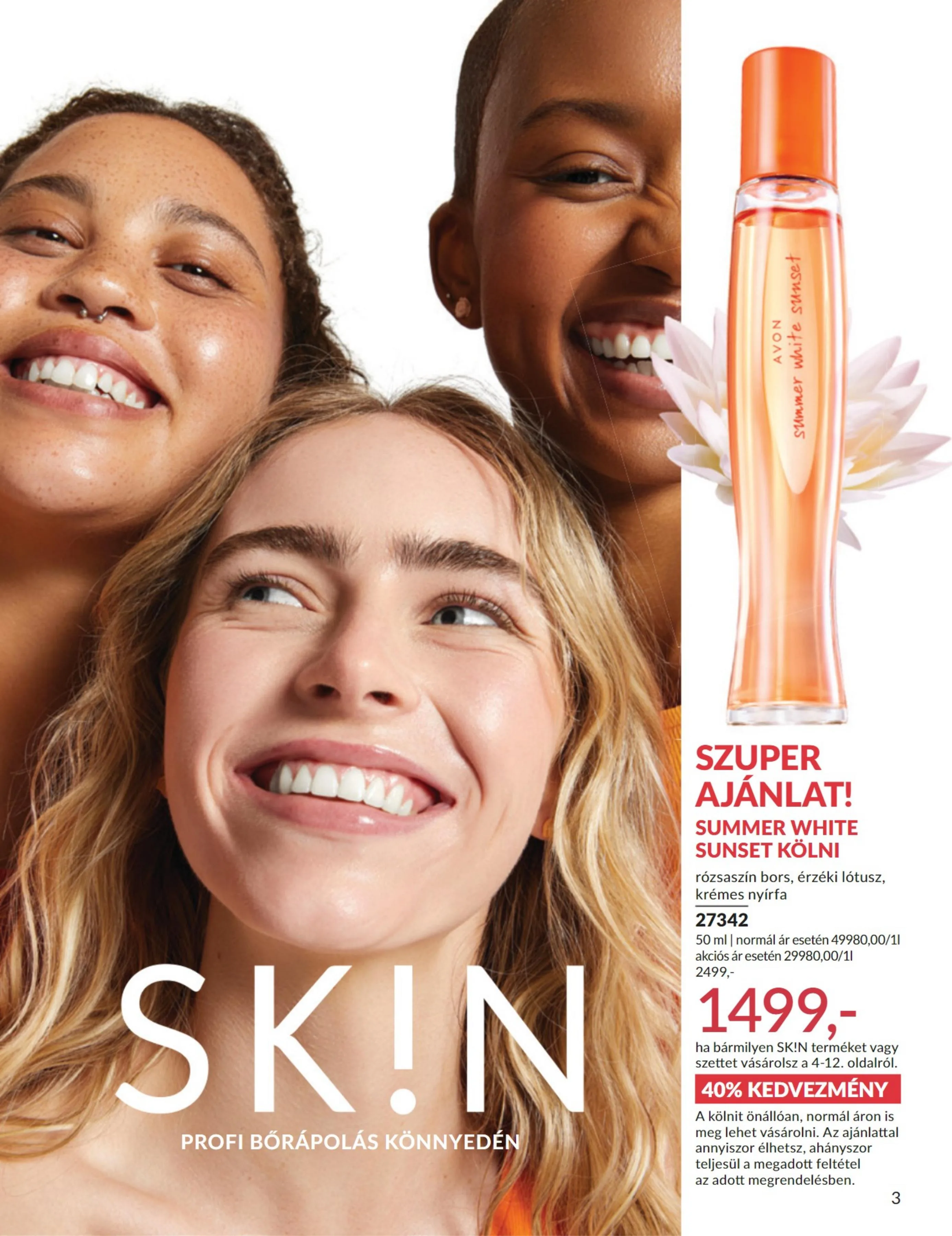 Avon akciós újság Honap kedvencei 08.01–08.31 – 3. oldal