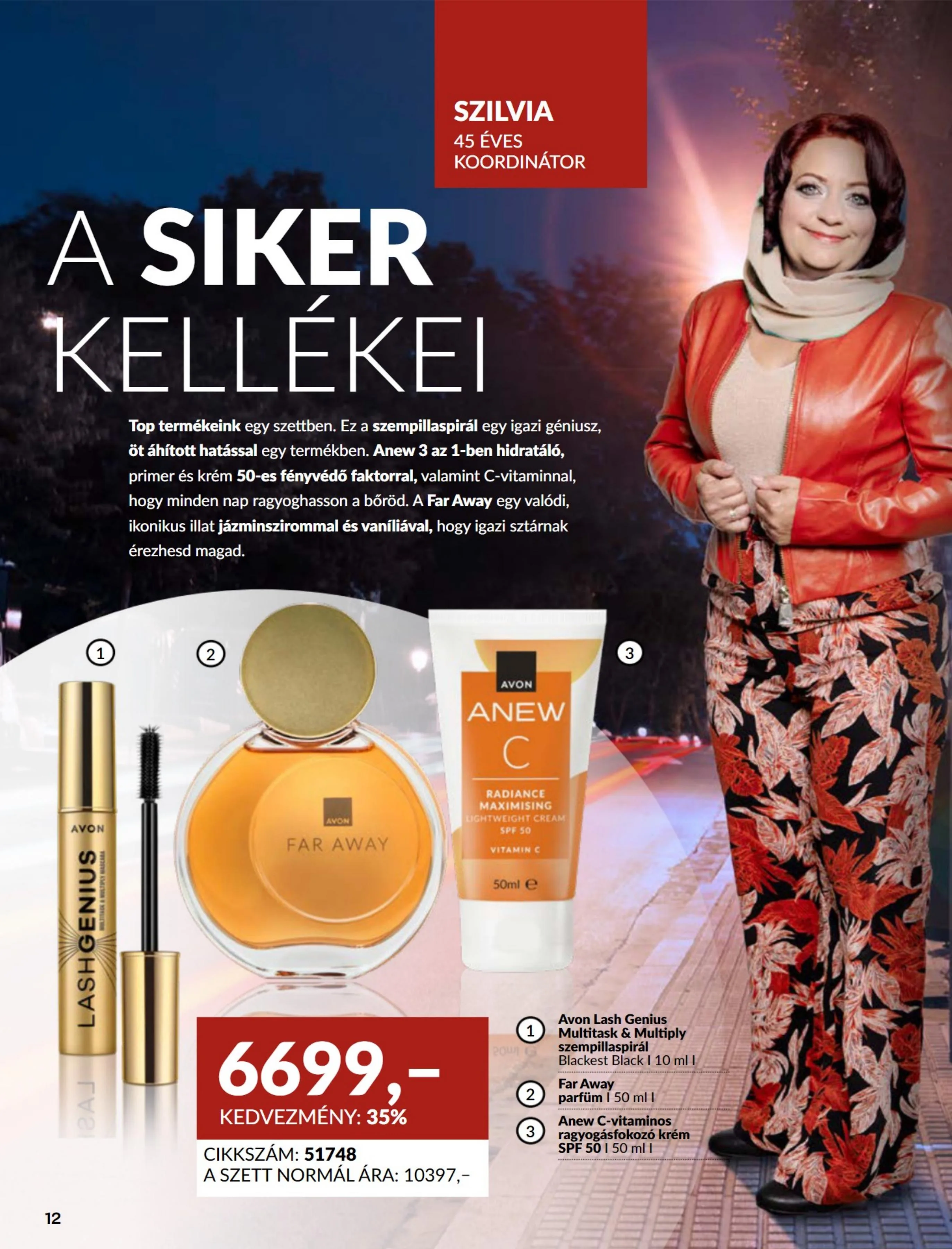 Avon akciós újság Nyar 08.01–08.31 – 12. oldal