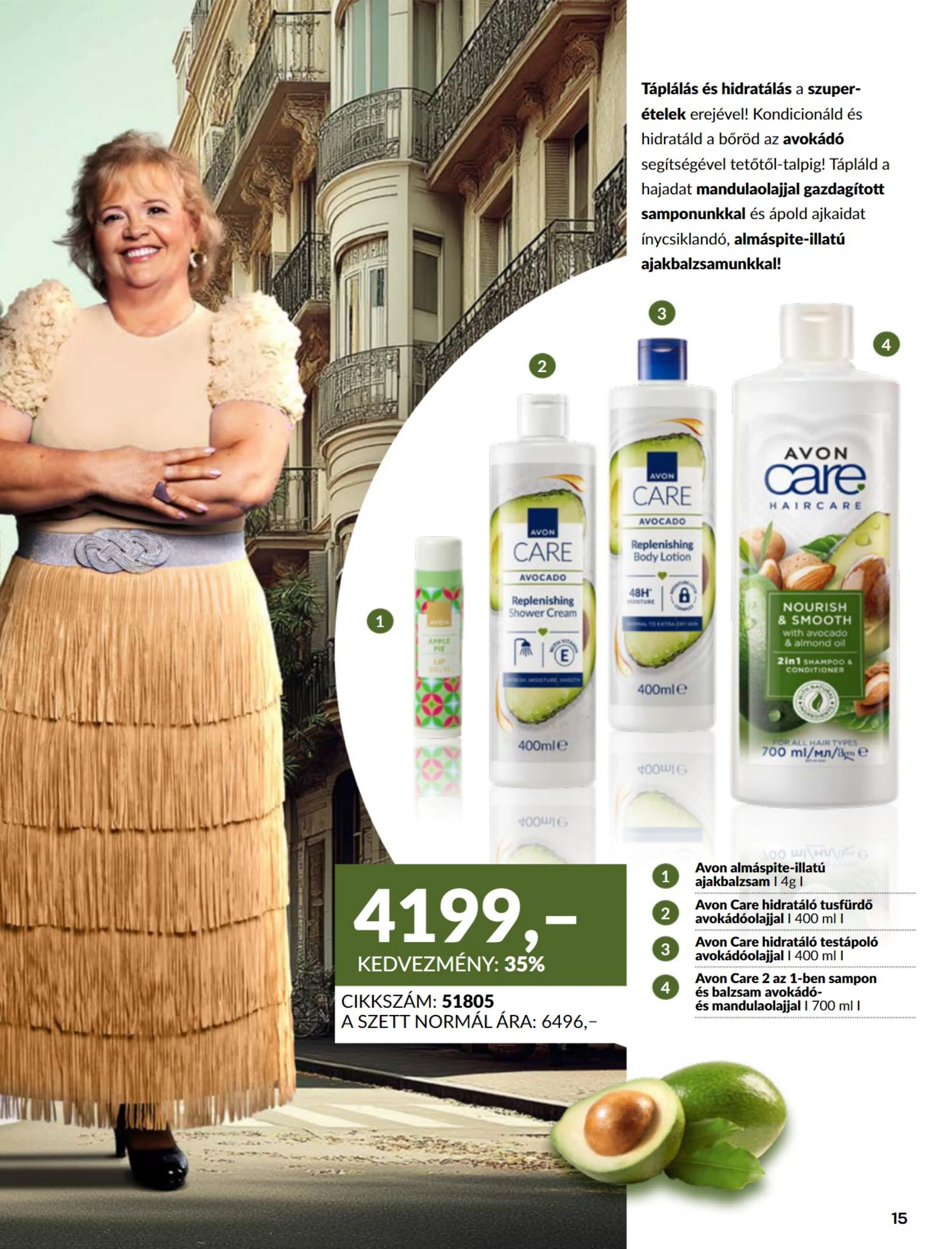 Avon akciós újság Nyar 08.01–08.31 – 15. oldal