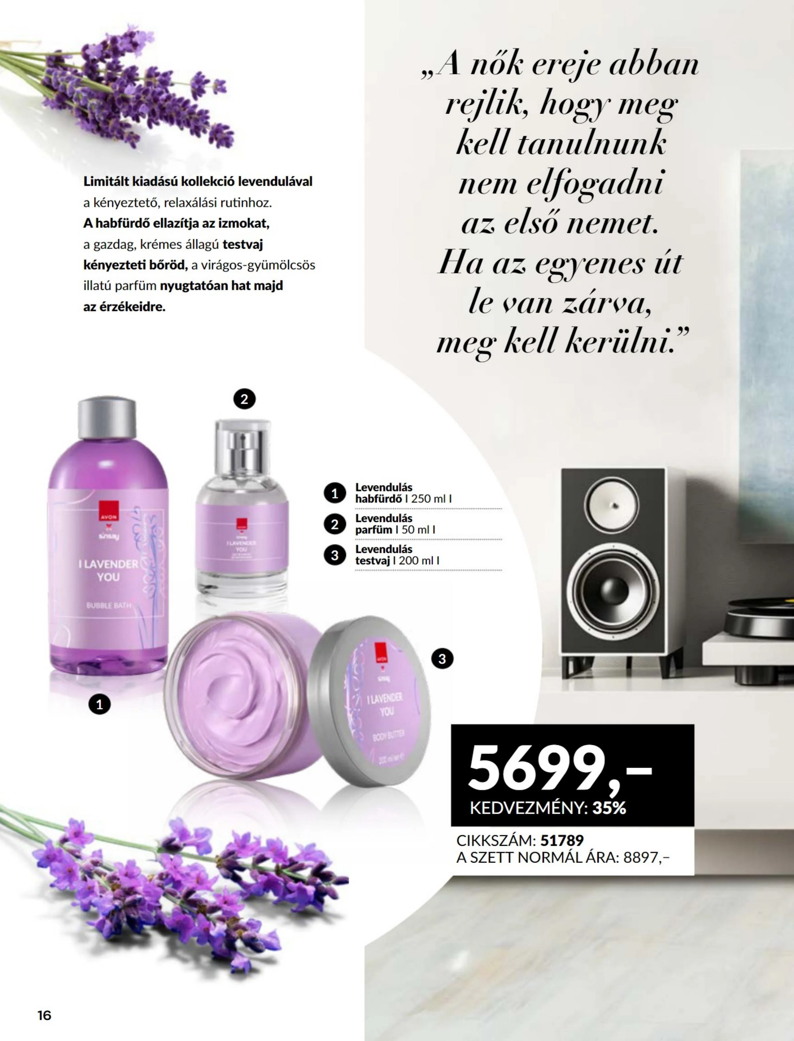 Avon akciós újság Nyar 08.01–08.31 – 16. oldal