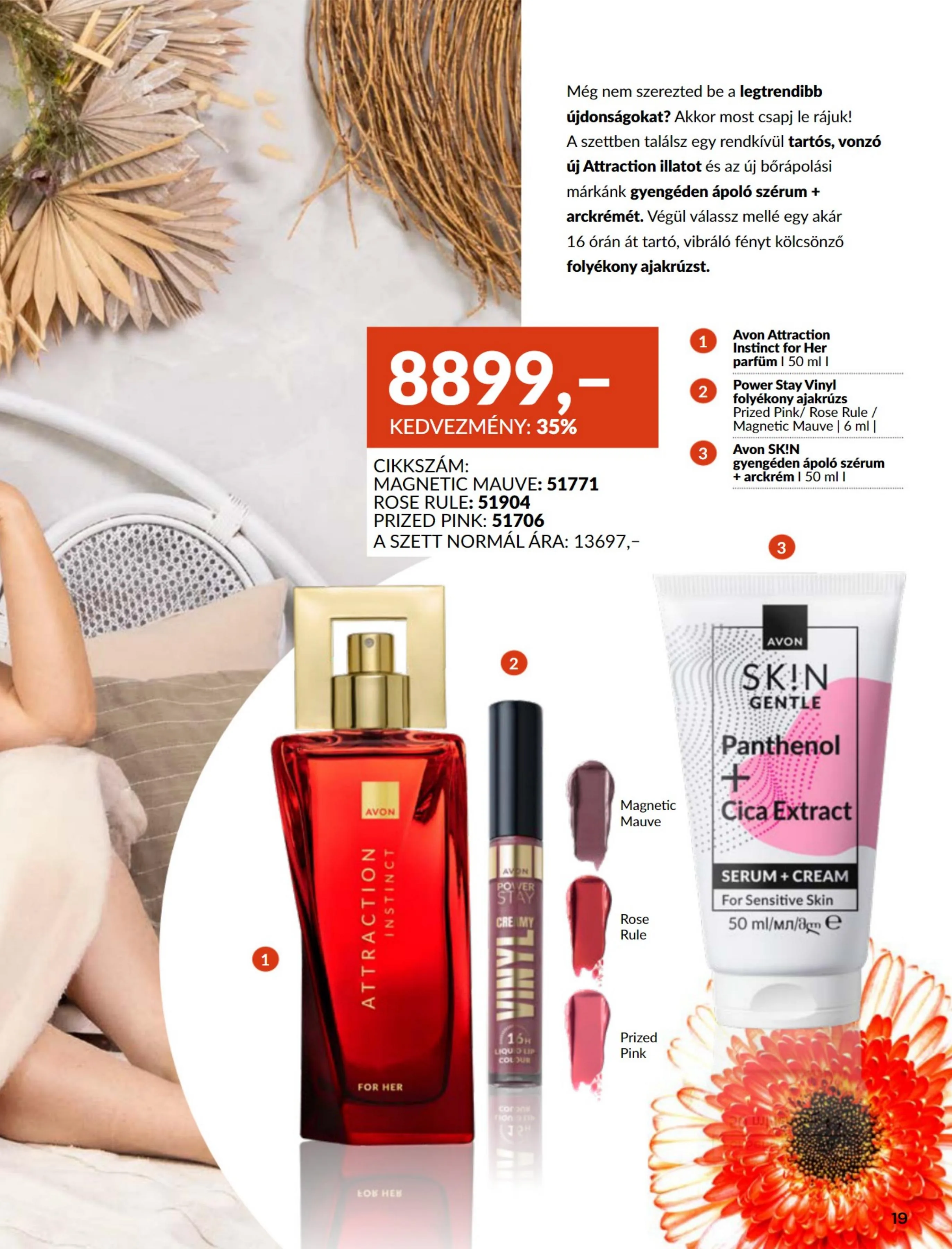 Avon akciós újság Nyar 08.01–08.31 – 19. oldal