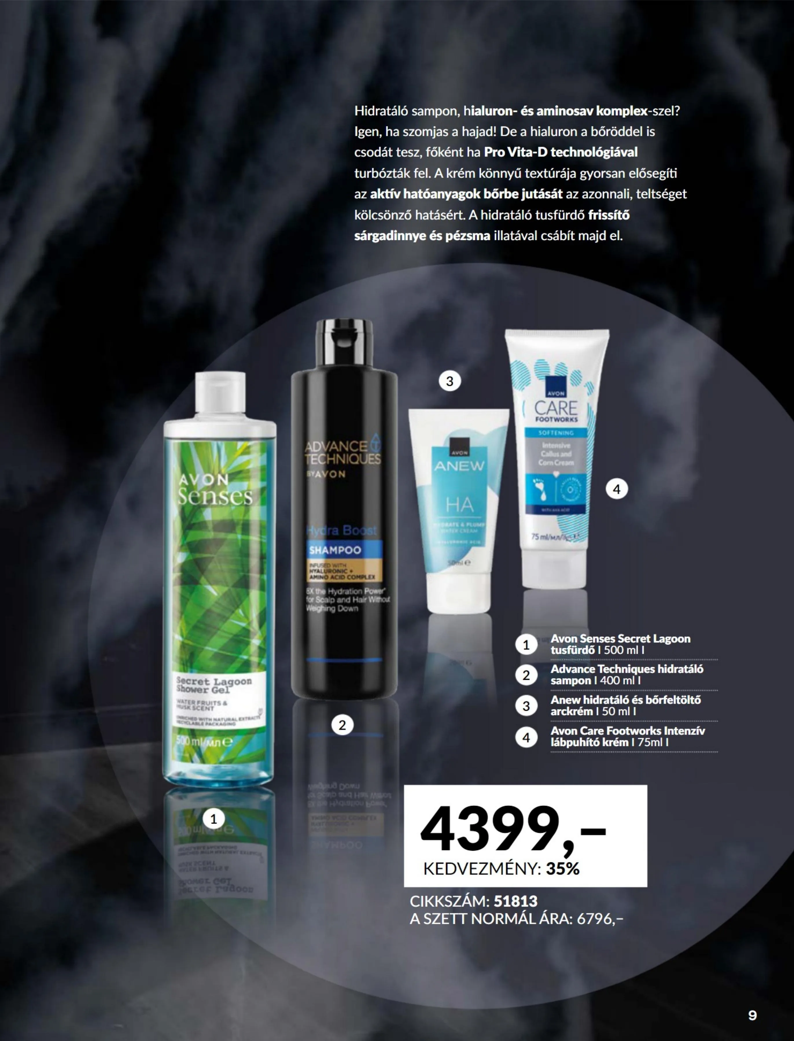 Avon akciós újság Nyar 08.01–08.31 – 9. oldal