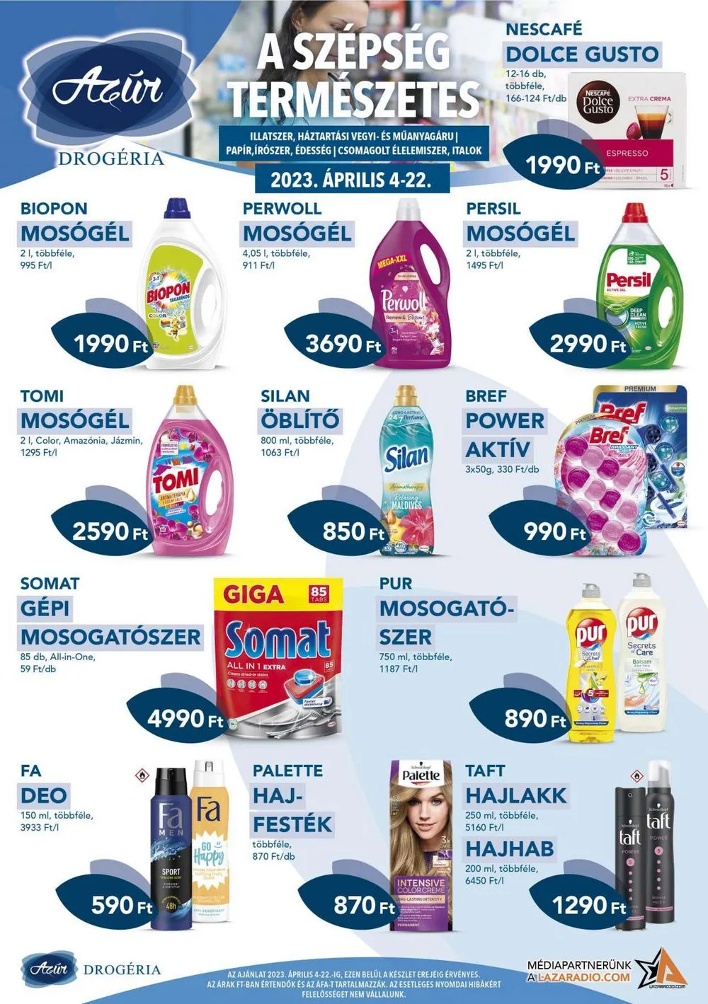 Azur akciós újság 04.04–04.22