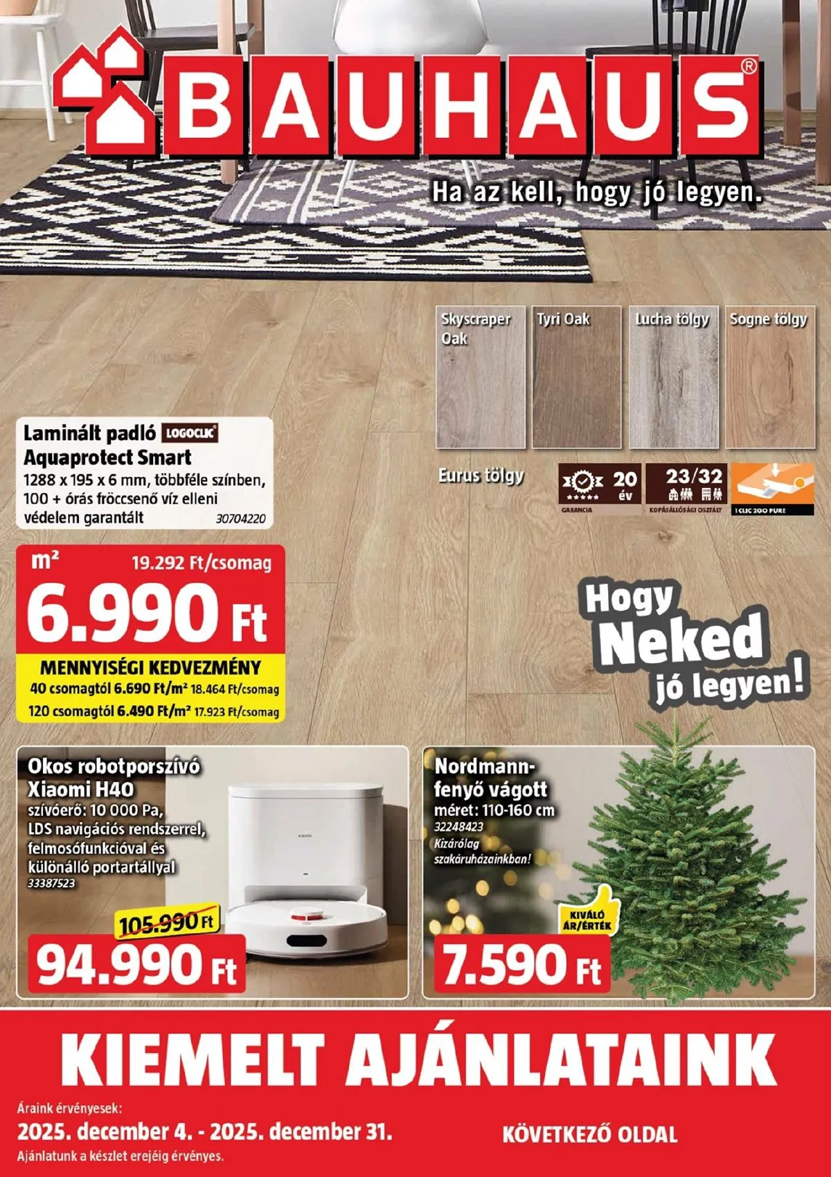 Bauhaus akciós újság 12.04–12.31